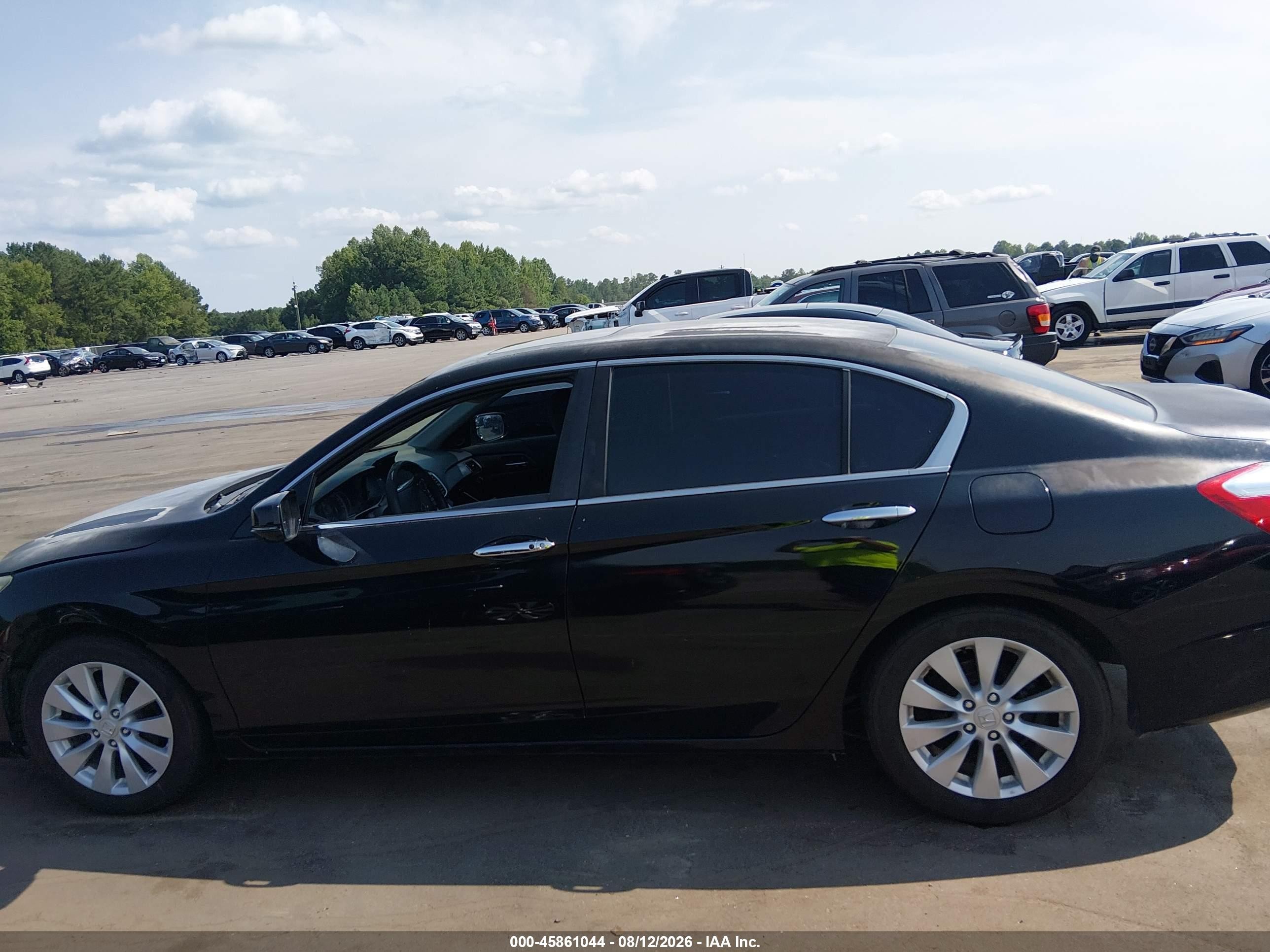 2013 Honda Accord Ex Black vin: 1HGCR2F7XDA198381