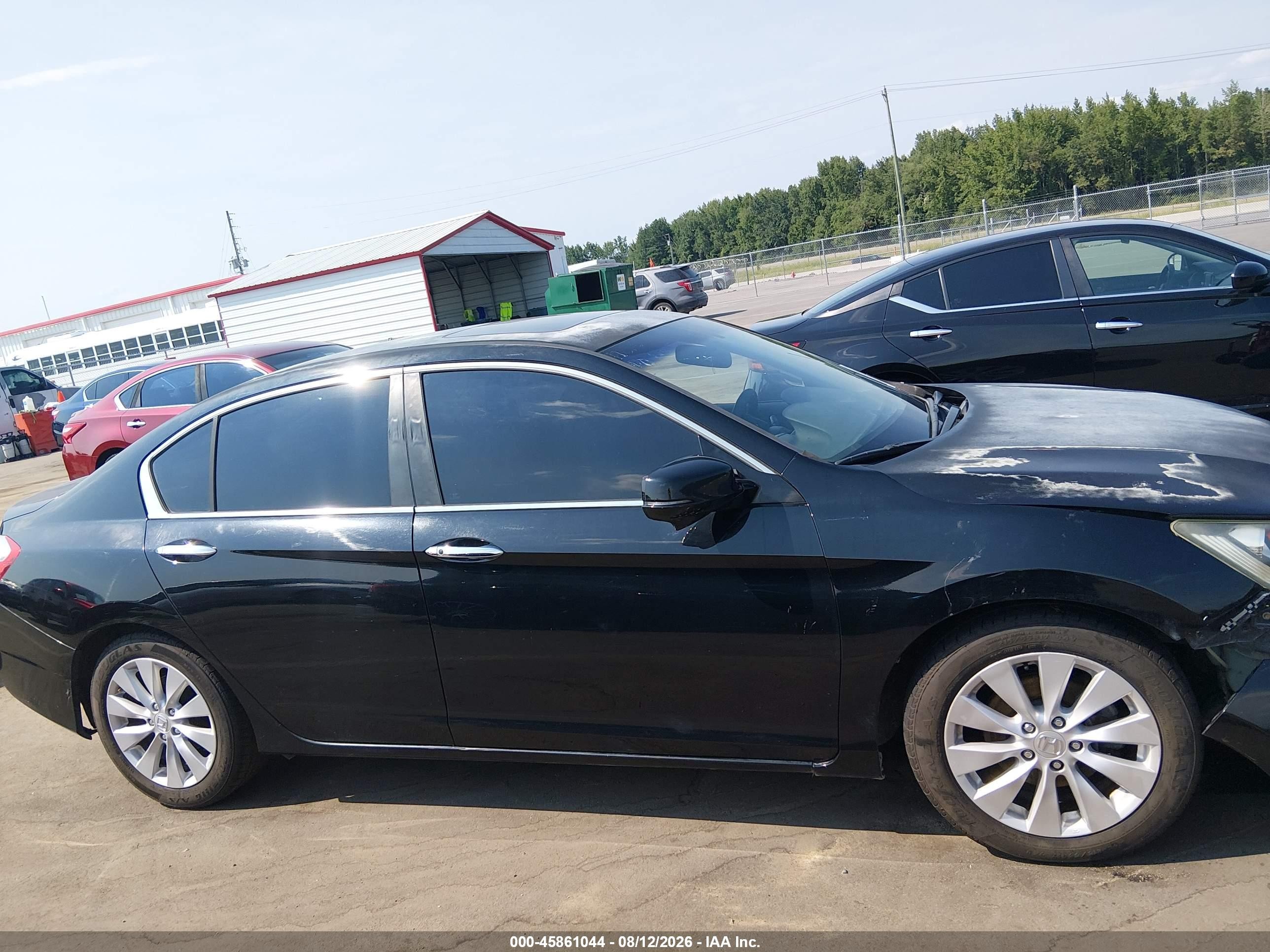 2013 Honda Accord Ex Black vin: 1HGCR2F7XDA198381