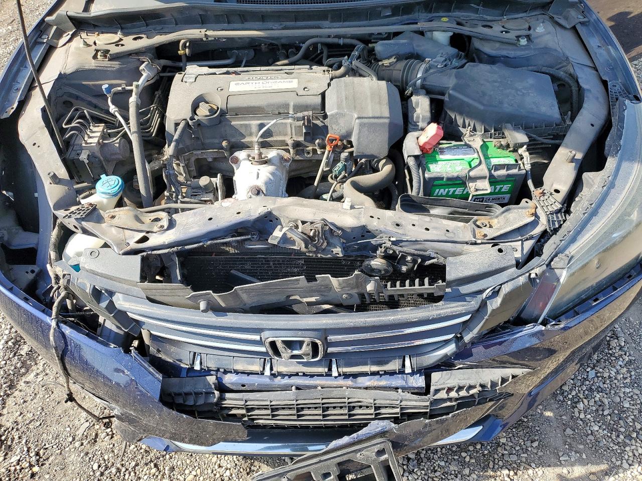 2013 Honda Accord Ex Blue vin: 1HGCR2F7XDA206866