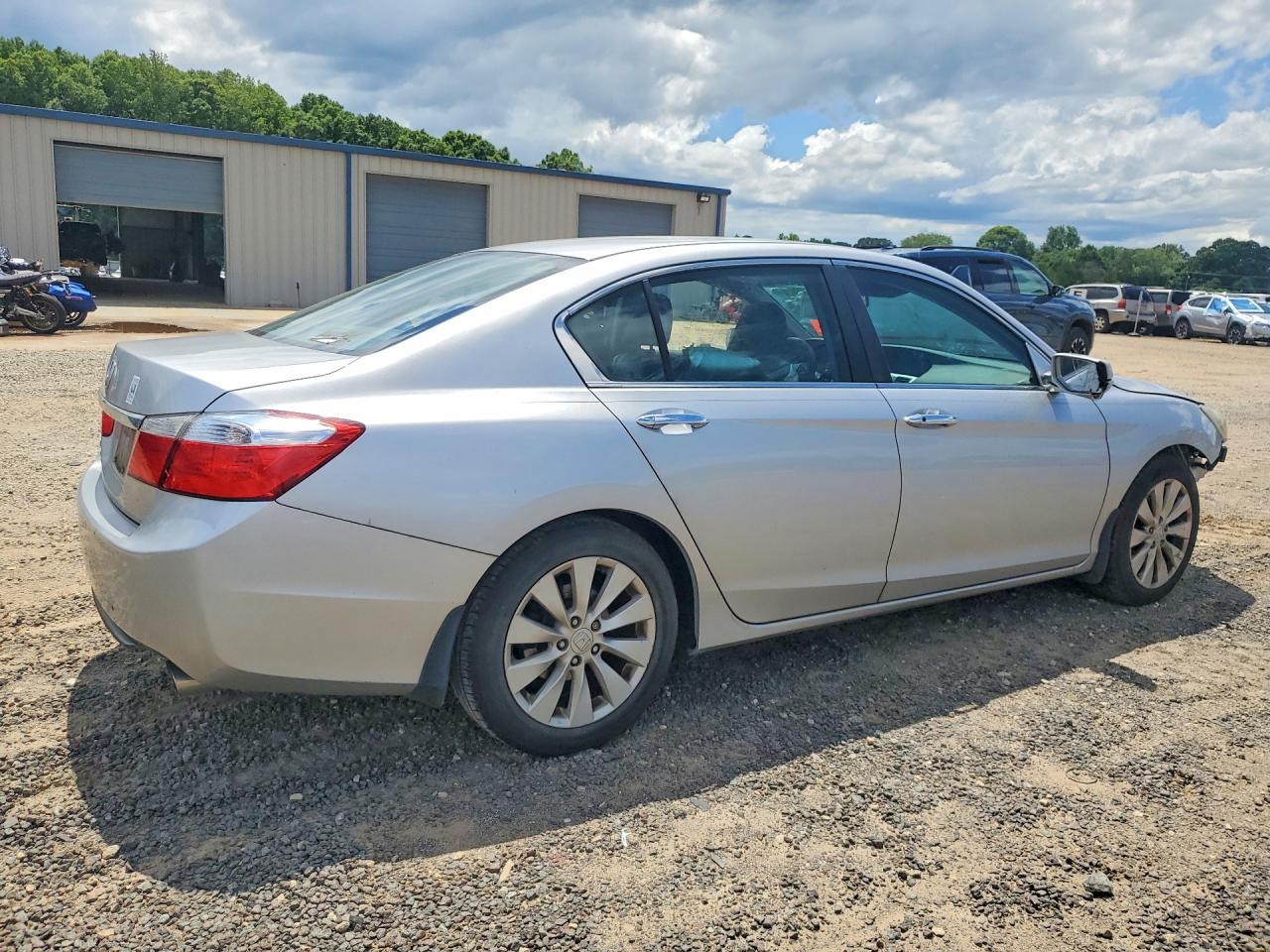 2013 Honda Accord Ex Silver vin: 1HGCR2F7XDA209766