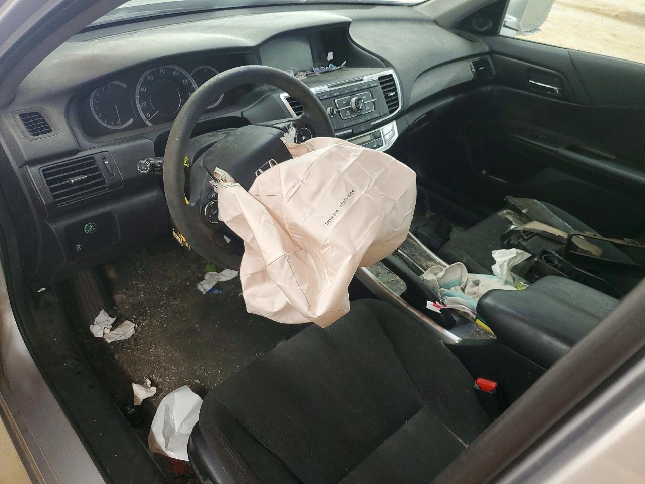 2013 Honda Accord Ex Silver vin: 1HGCR2F7XDA209766