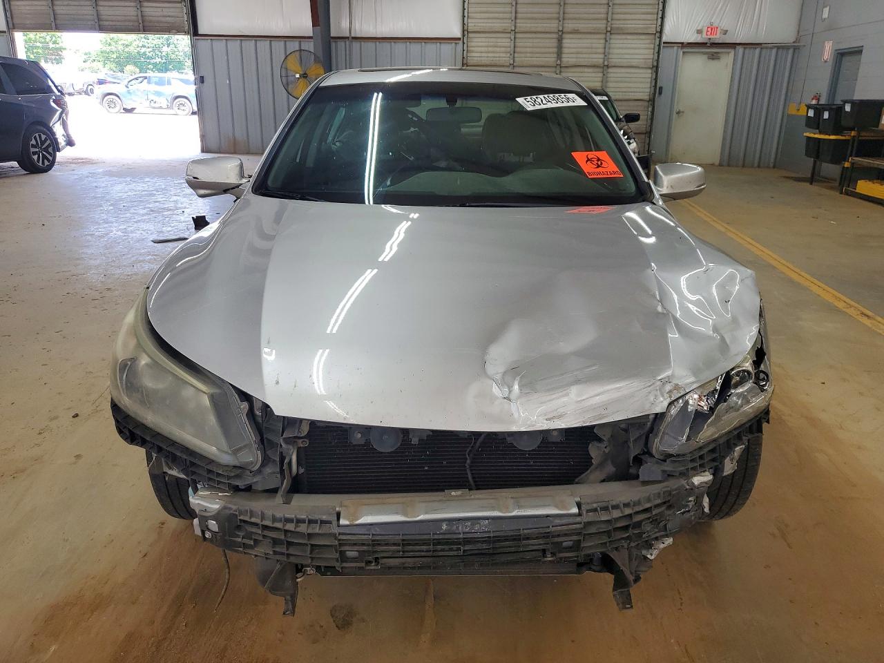 2013 Honda Accord Ex Silver vin: 1HGCR2F7XDA209766
