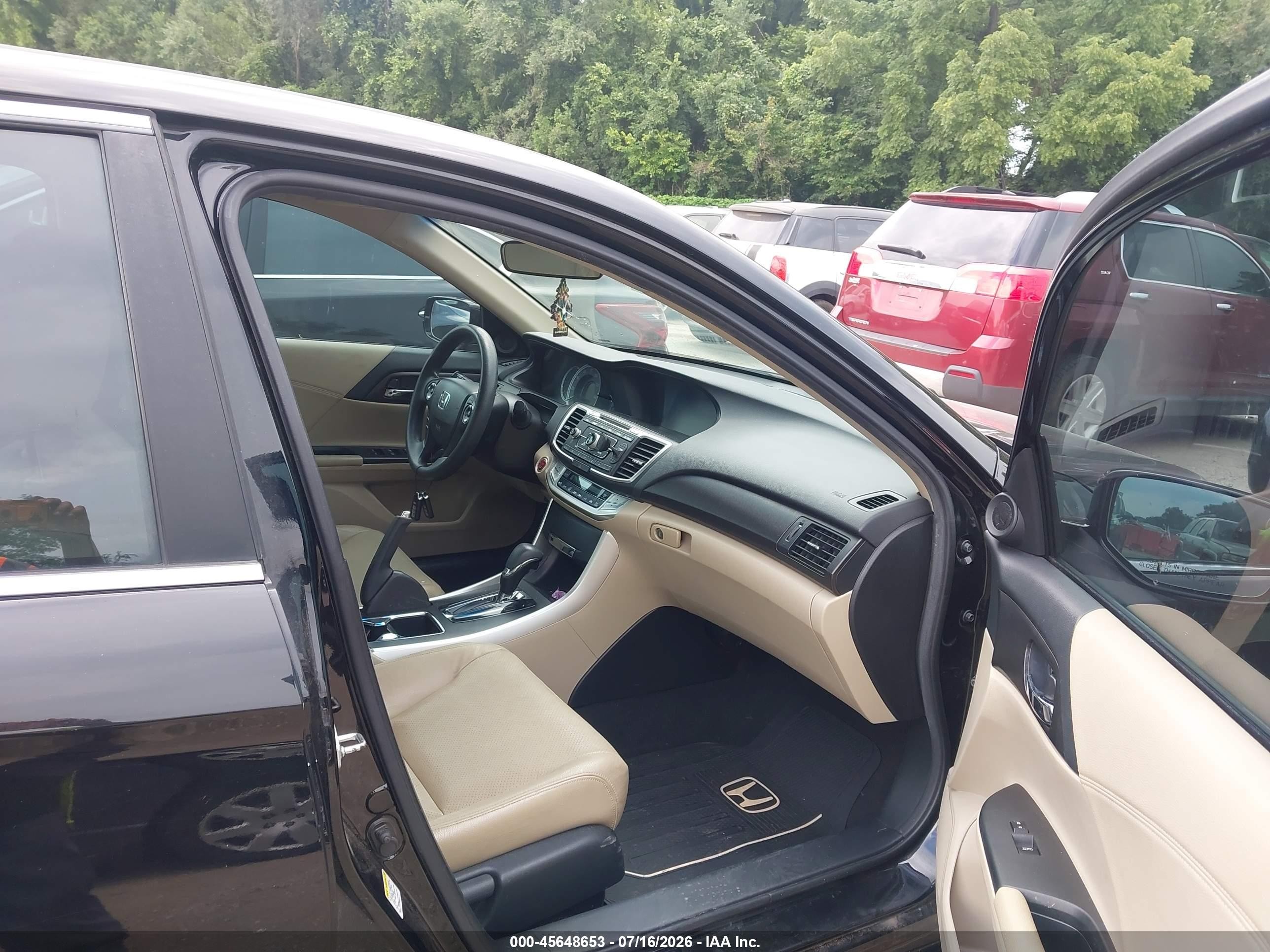 2013 Honda Accord Ex Black vin: 1HGCR2F7XDA238281