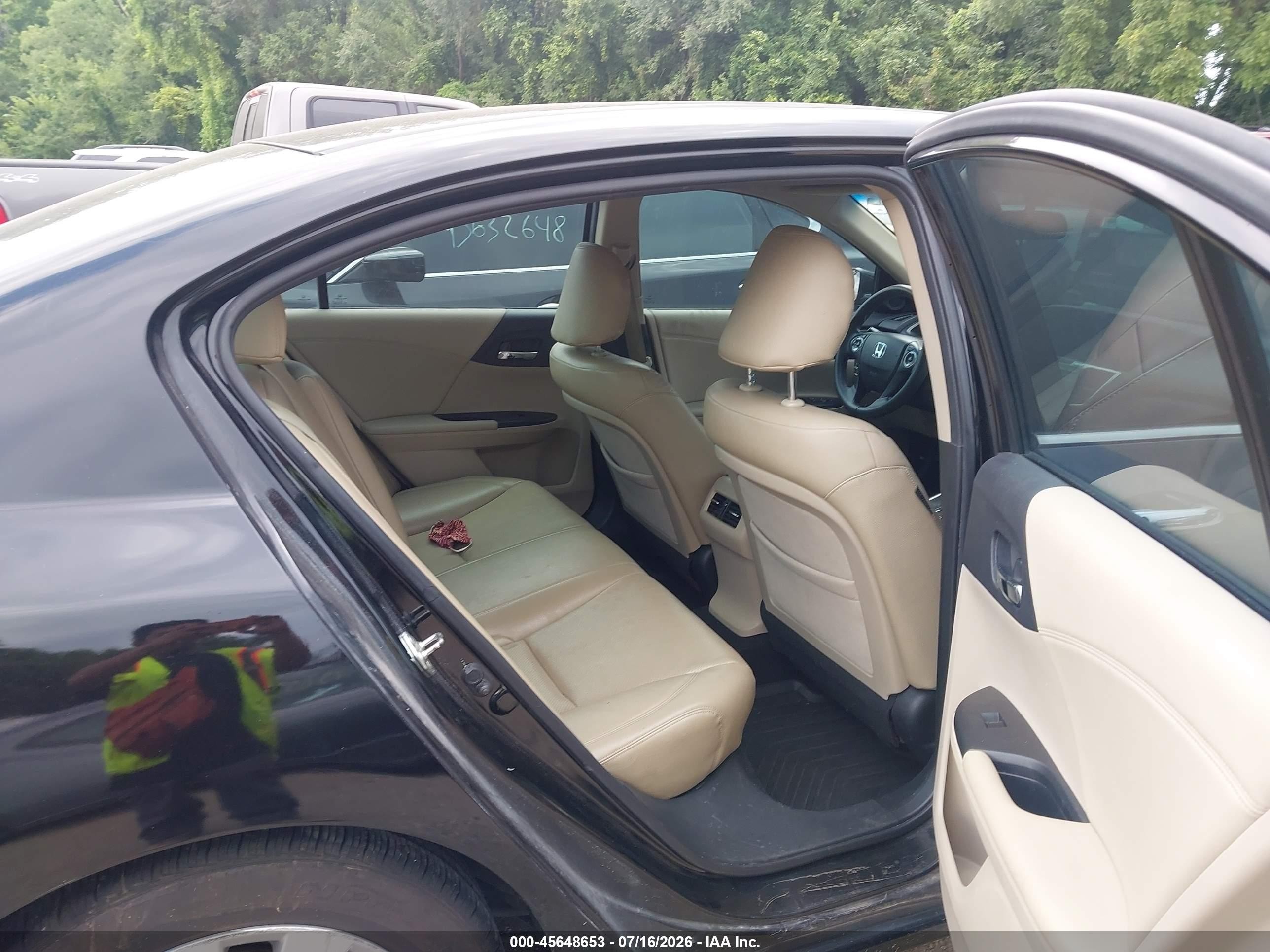 2013 Honda Accord Ex Black vin: 1HGCR2F7XDA238281