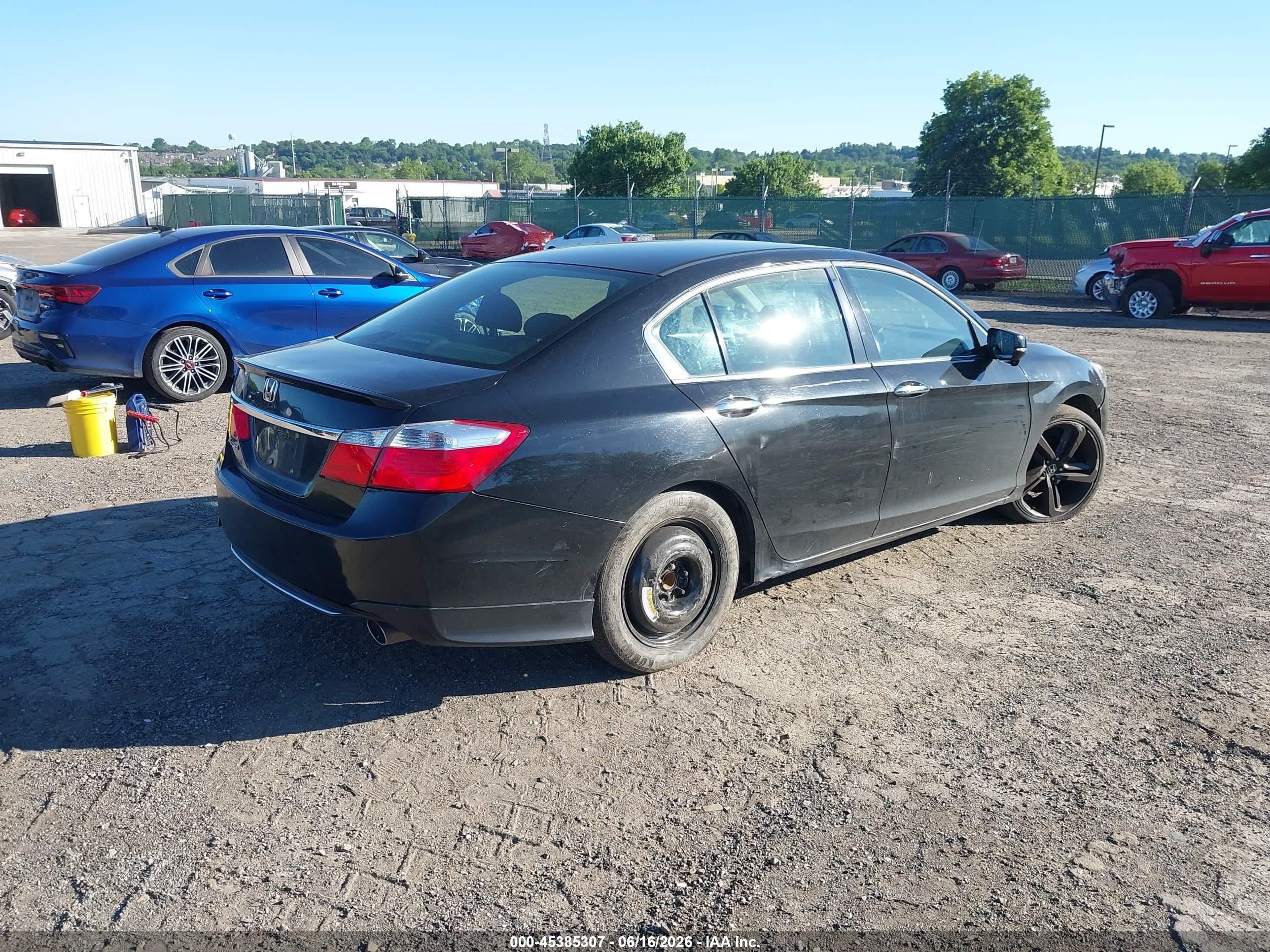 2013 Honda Accord Ex Black vin: 1HGCR2F7XDA269336