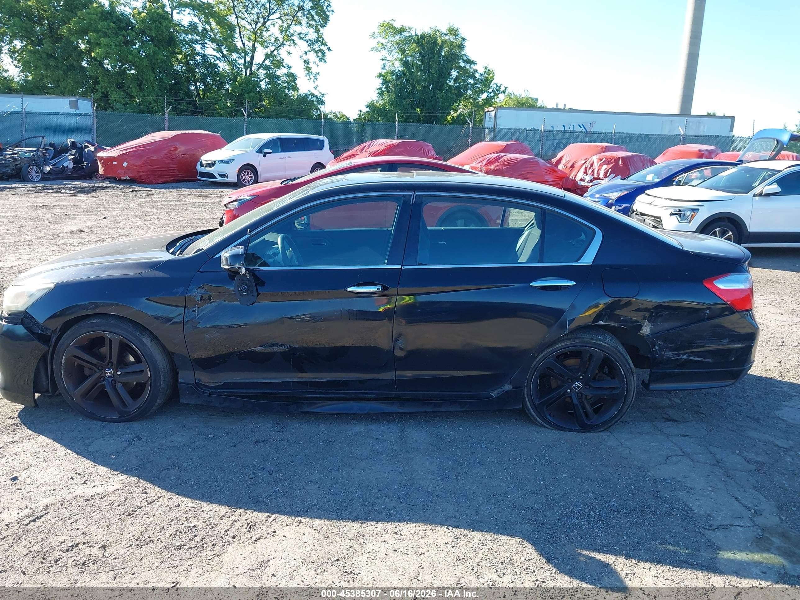 2013 Honda Accord Ex Black vin: 1HGCR2F7XDA269336