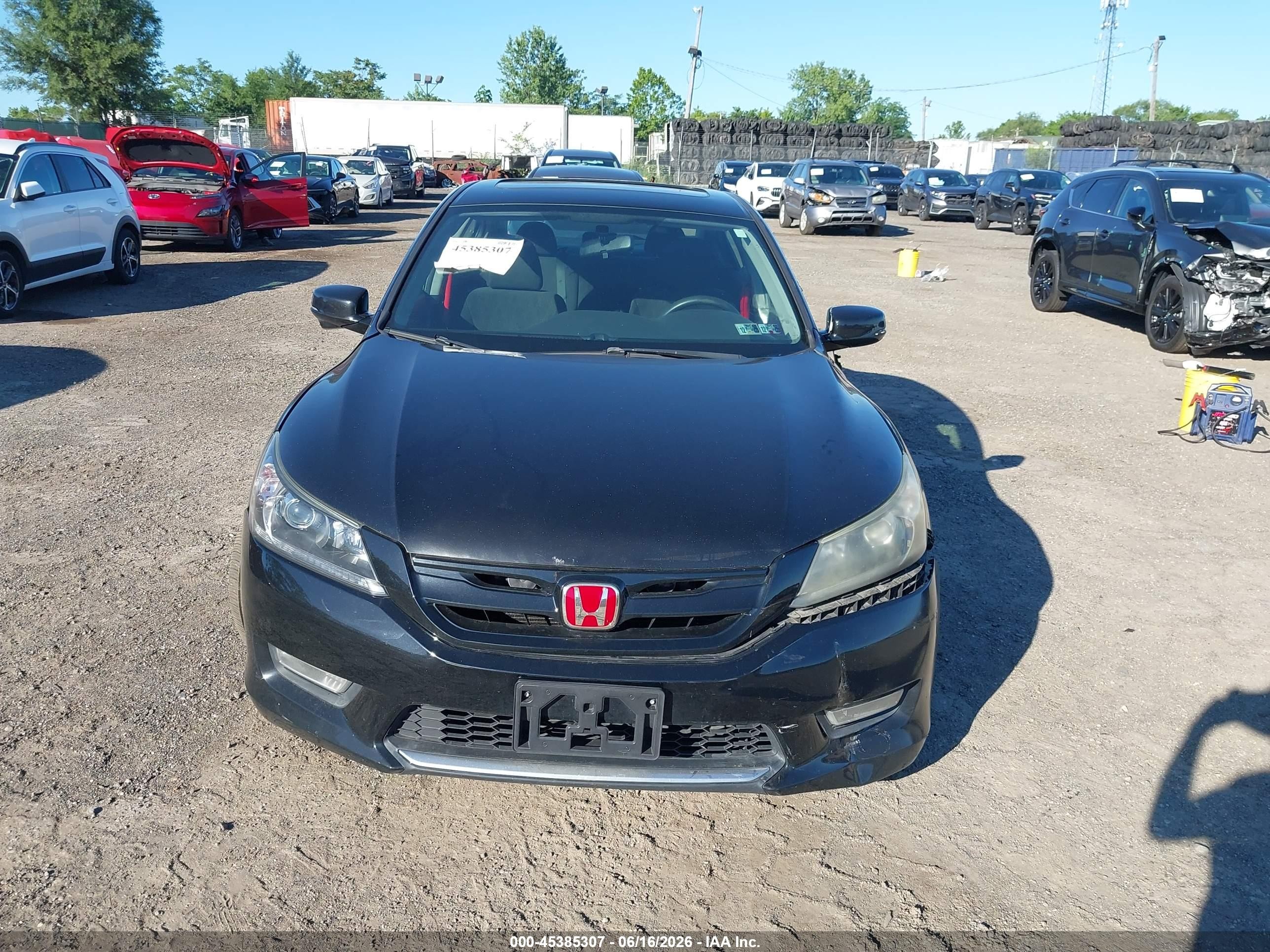 2013 Honda Accord Ex Black vin: 1HGCR2F7XDA269336