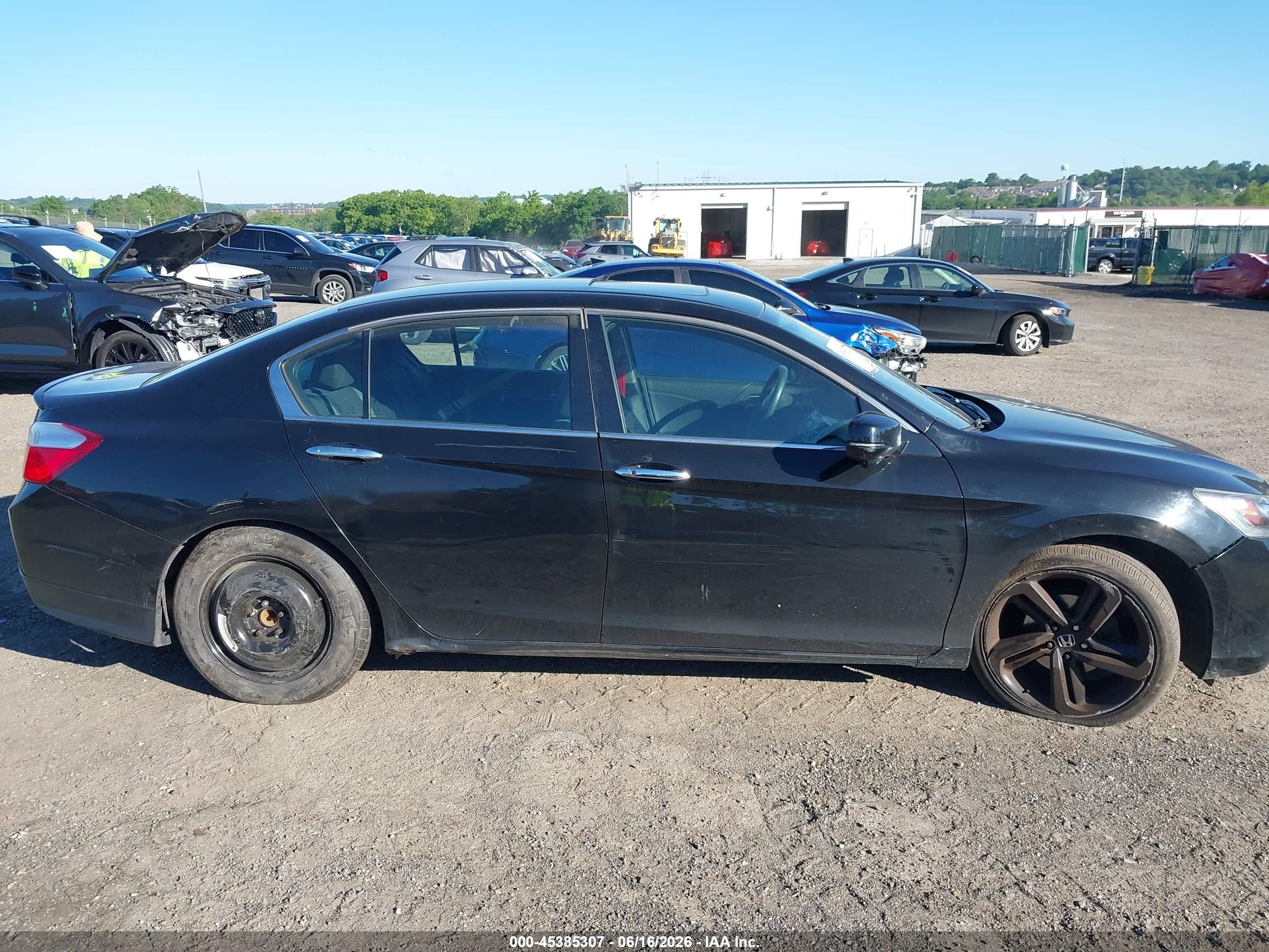 2013 Honda Accord Ex Black vin: 1HGCR2F7XDA269336