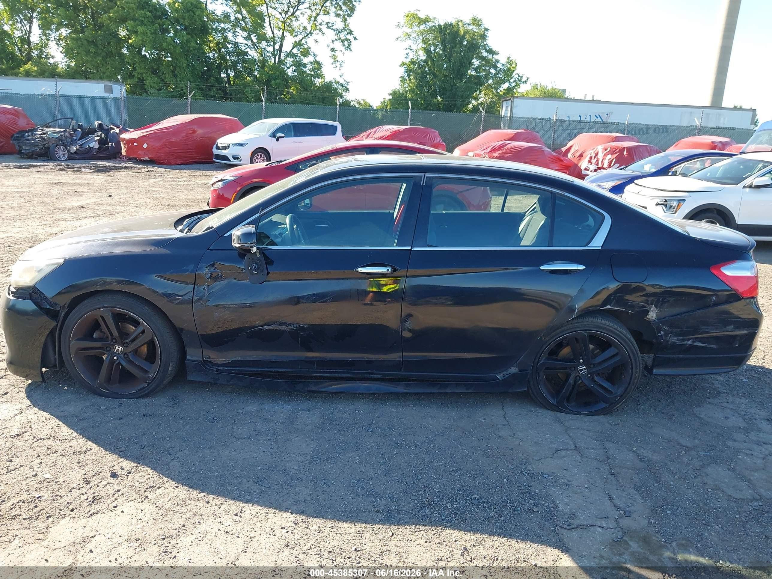 2013 Honda Accord Ex Black vin: 1HGCR2F7XDA269336