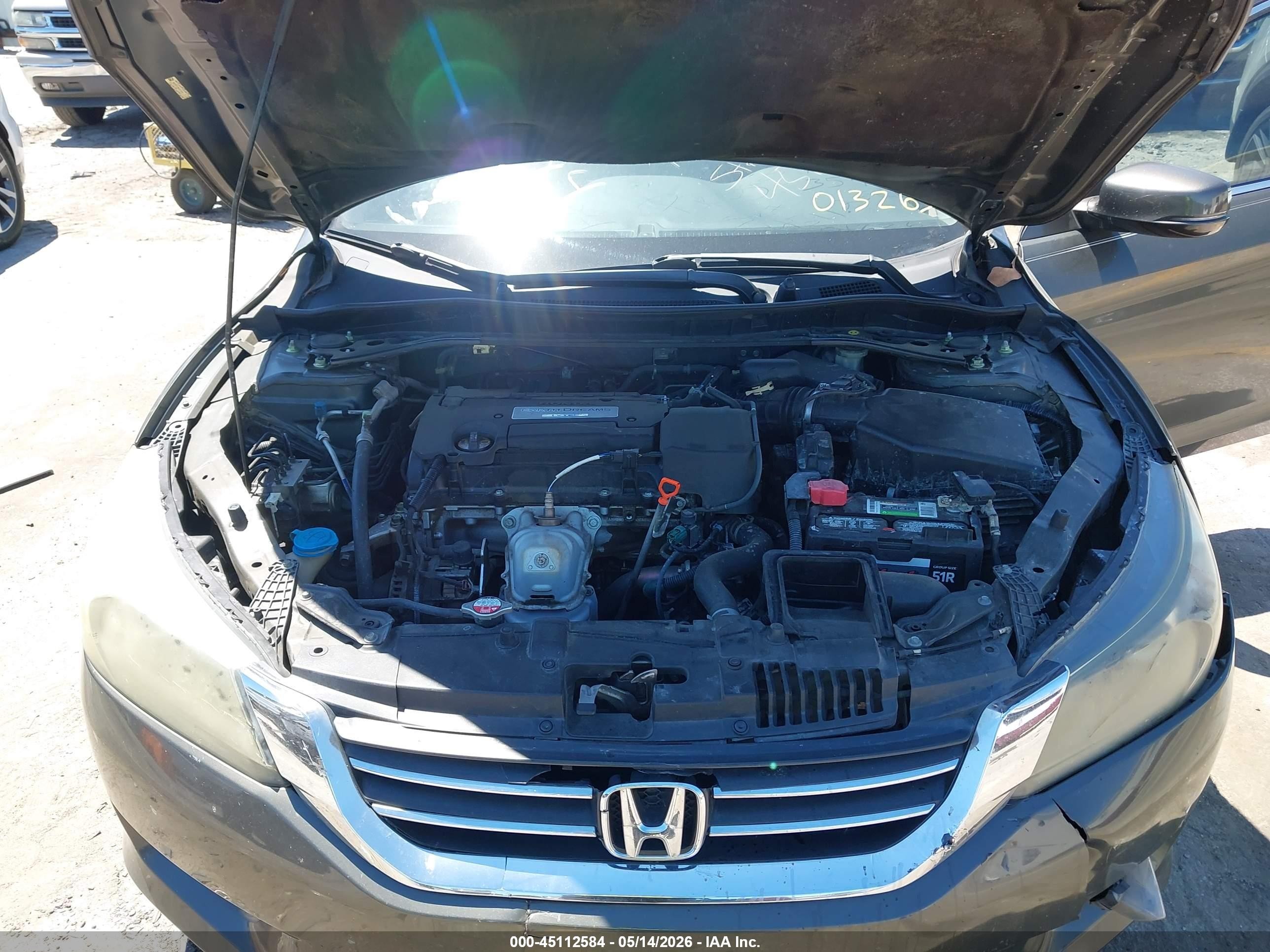 2014 Honda Accord Ex Green vin: 1HGCR2F7XEA013263