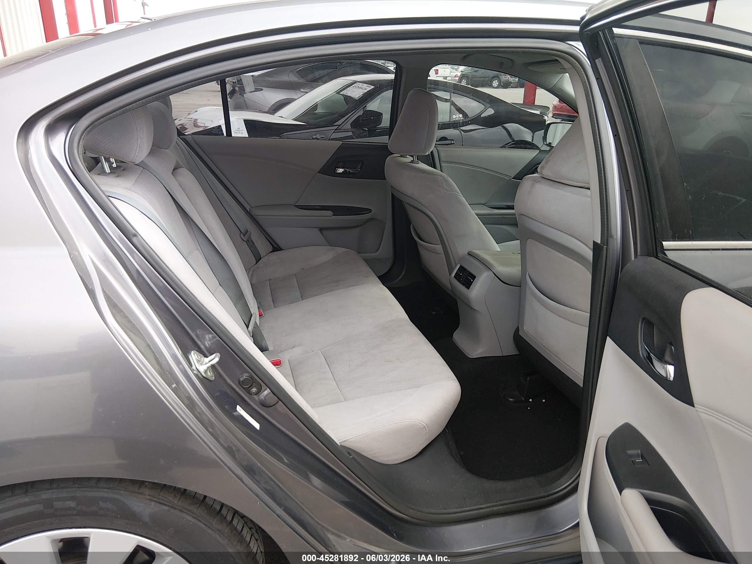 2014 Honda Accord Ex Серый vin: 1HGCR2F7XEA045582