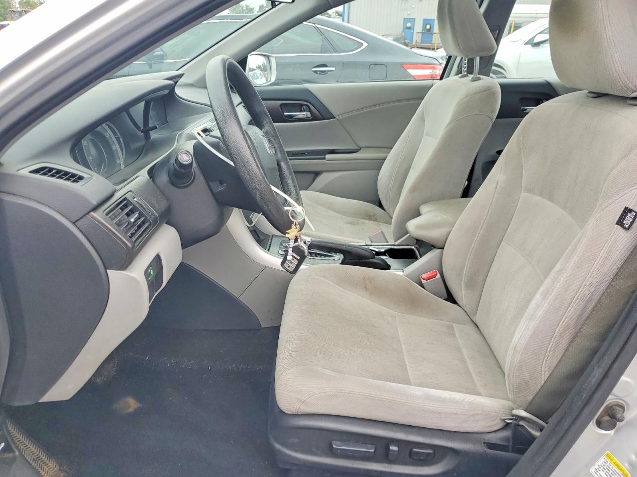 2014 Honda Accord Ex Серебряный vin: 1HGCR2F7XEA119583