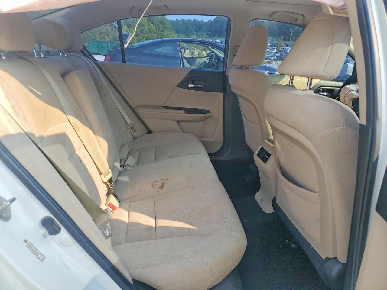 2014 Honda Accord Ex White vin: 1HGCR2F7XEA226584