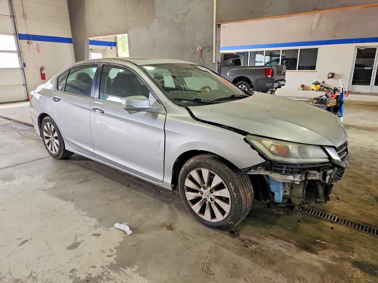 2014 Honda Accord Ex Silver vin: 1HGCR2F7XEA232739