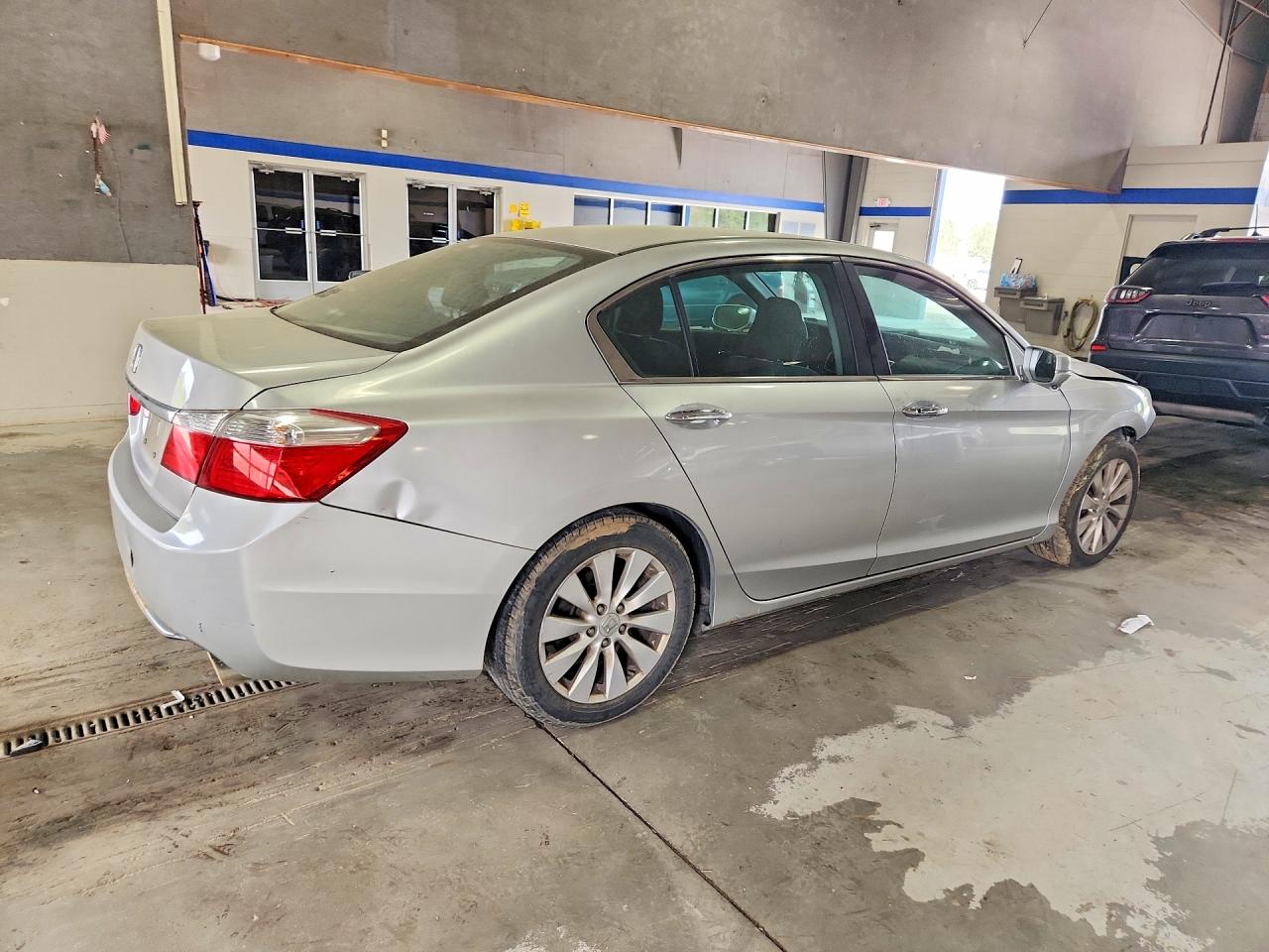 2014 Honda Accord Ex Silver vin: 1HGCR2F7XEA232739