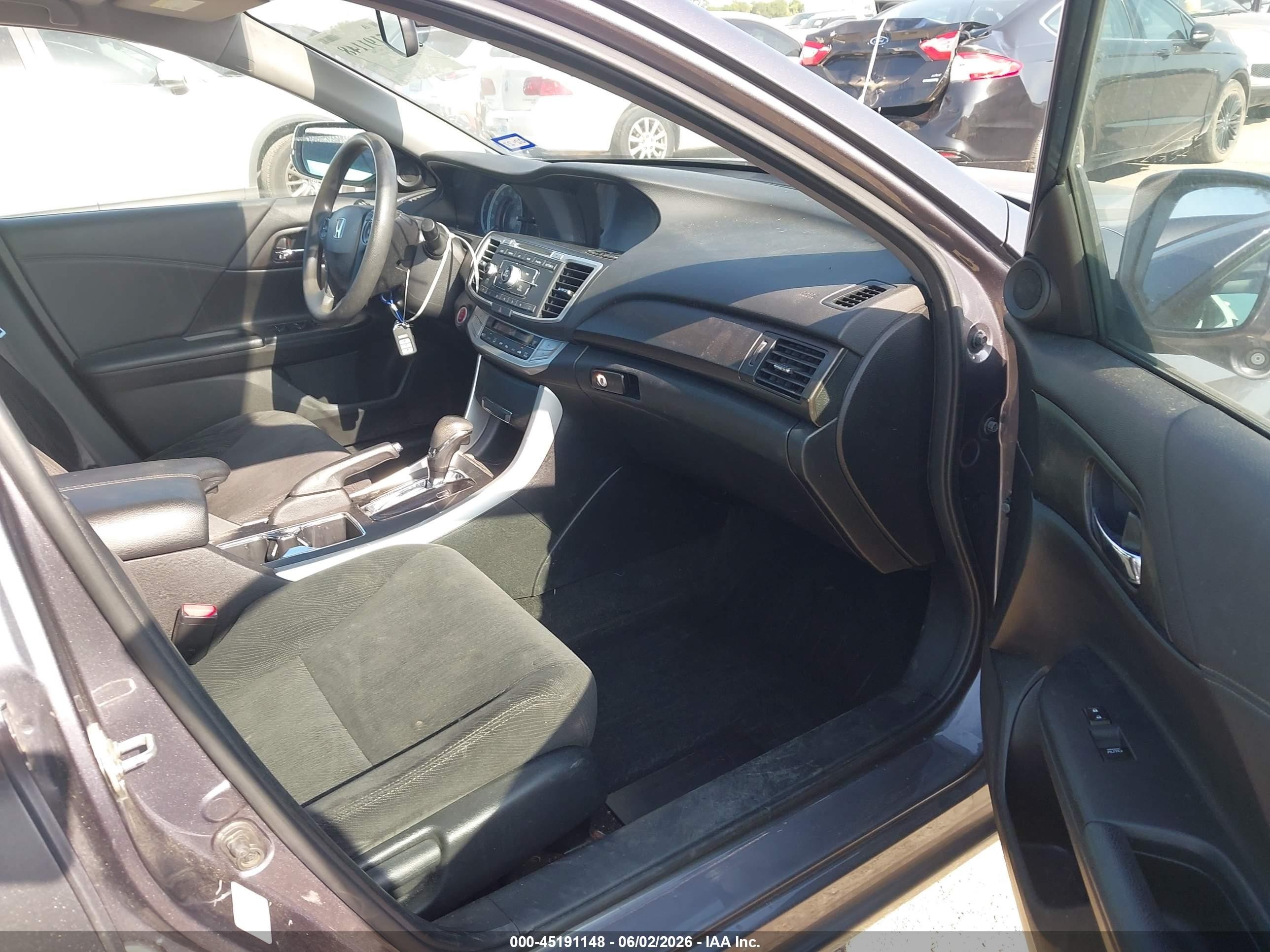 2015 Honda Accord Ex Gray vin: 1HGCR2F7XFA012454