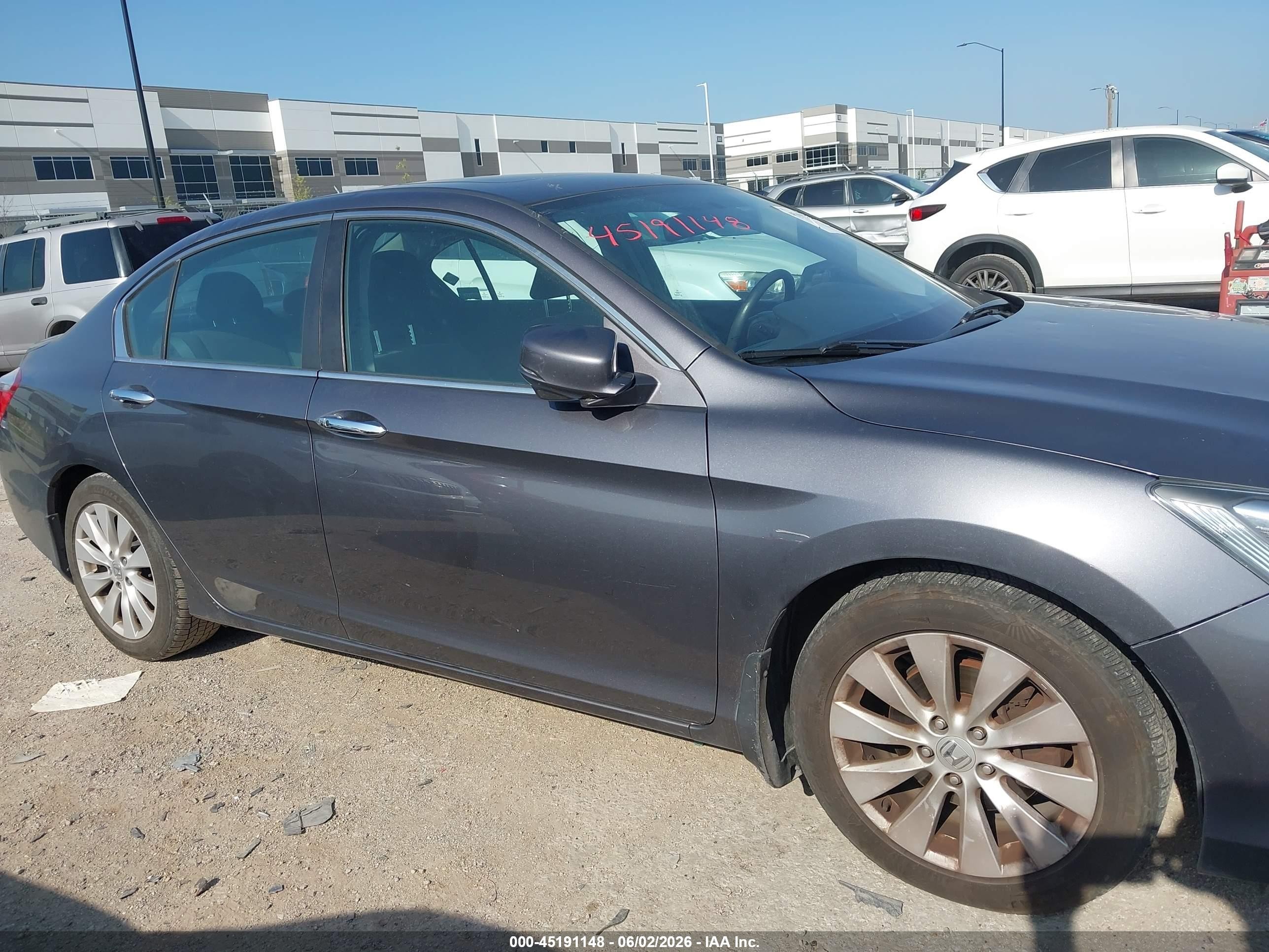 2015 Honda Accord Ex Gray vin: 1HGCR2F7XFA012454