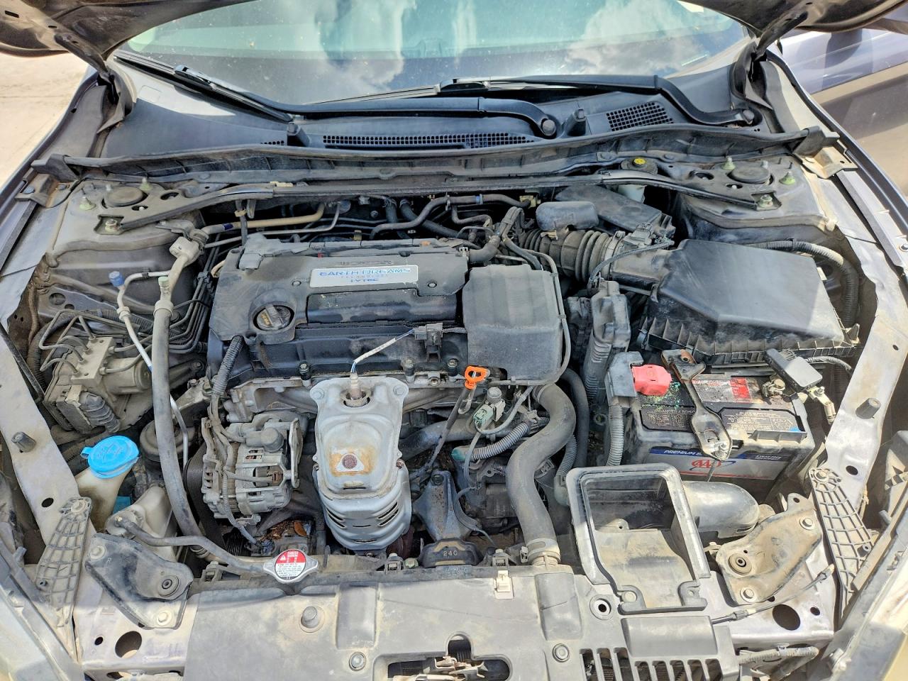 2015 Honda Accord Ex Gray vin: 1HGCR2F7XFA051545