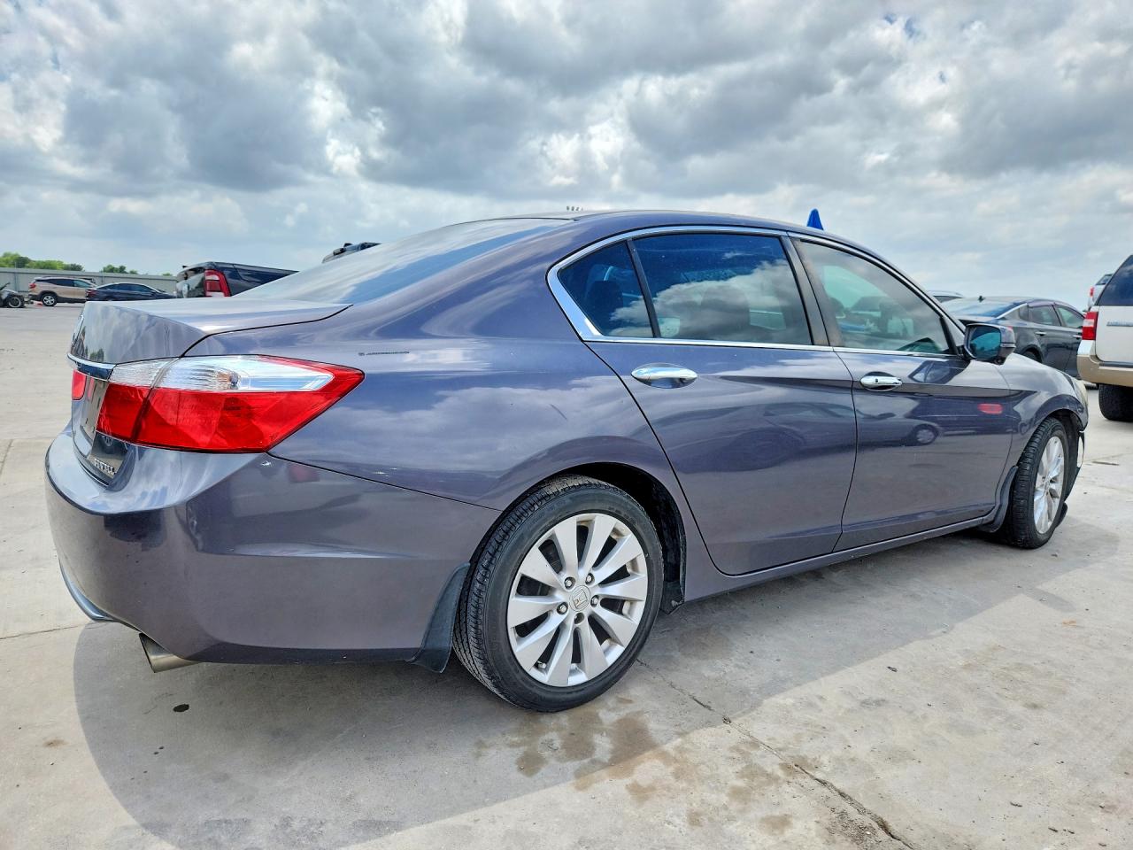 2015 Honda Accord Ex Gray vin: 1HGCR2F7XFA051545