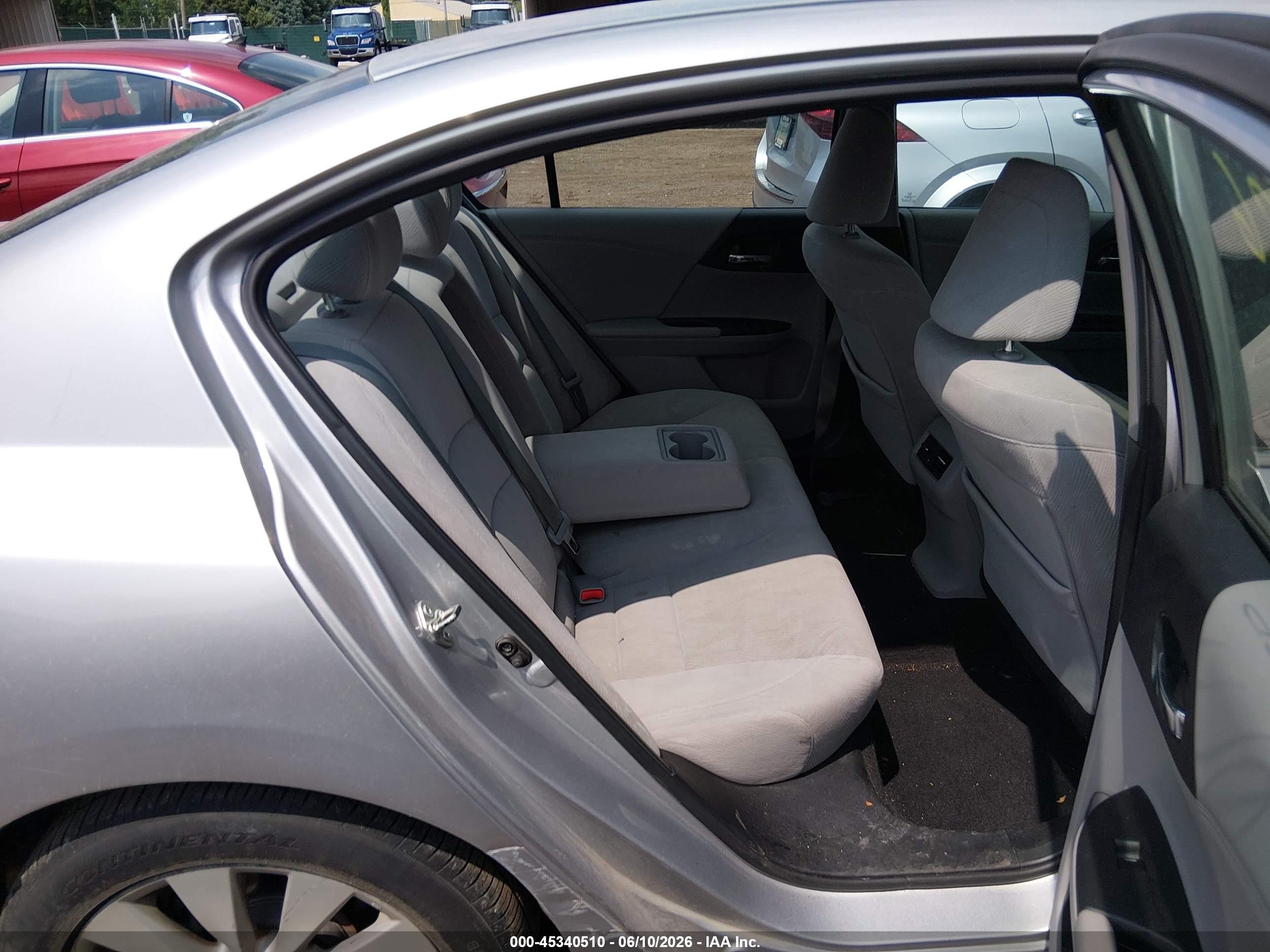 2015 Honda Accord Ex Gray vin: 1HGCR2F7XFA100369