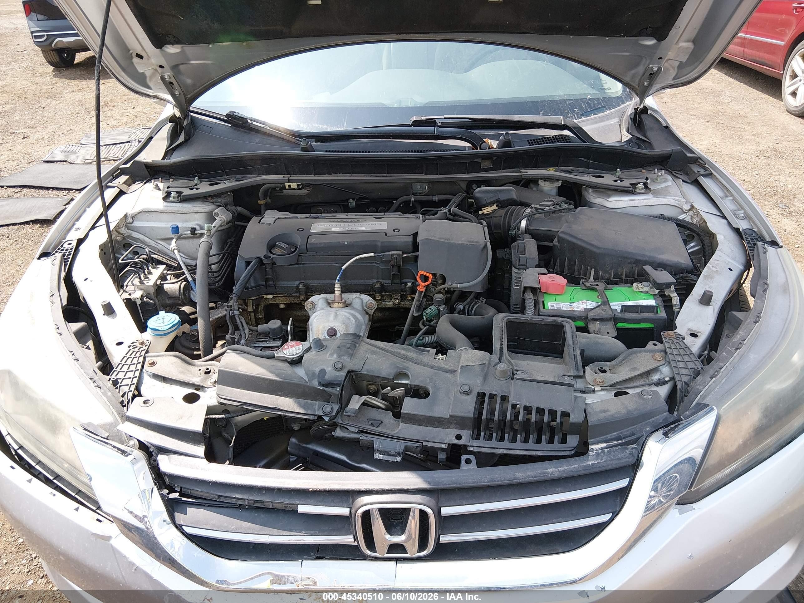 2015 Honda Accord Ex Gray vin: 1HGCR2F7XFA100369