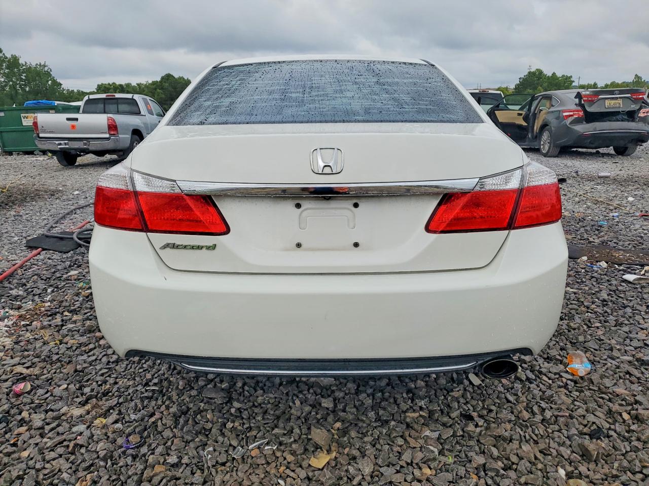 2015 Honda Accord Ex White vin: 1HGCR2F7XFA112358