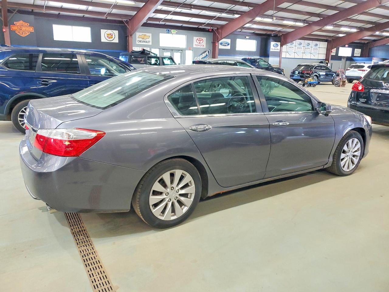 2015 Honda Accord Ex Gray vin: 1HGCR2F7XFA203372