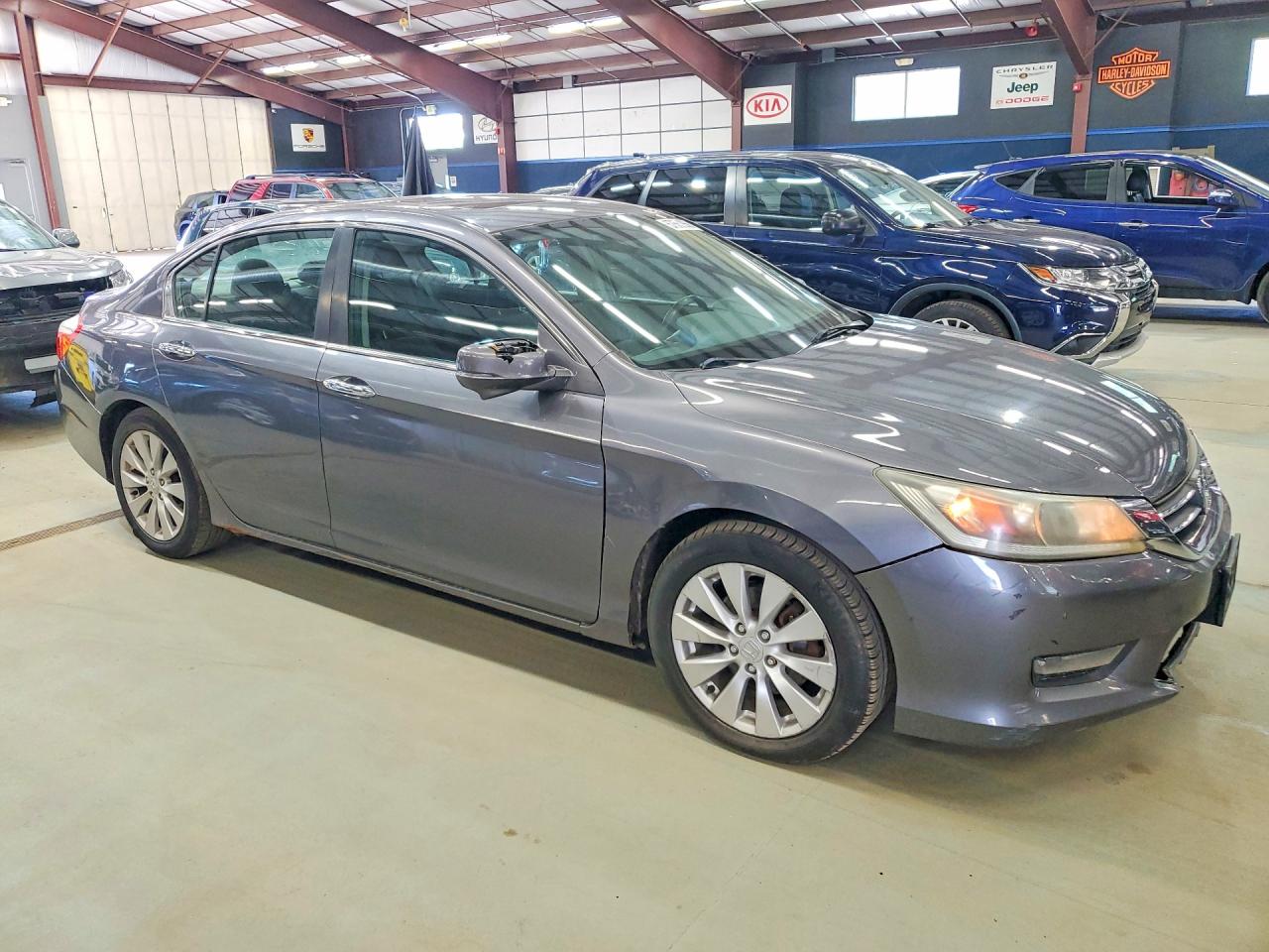 2015 Honda Accord Ex Gray vin: 1HGCR2F7XFA203372