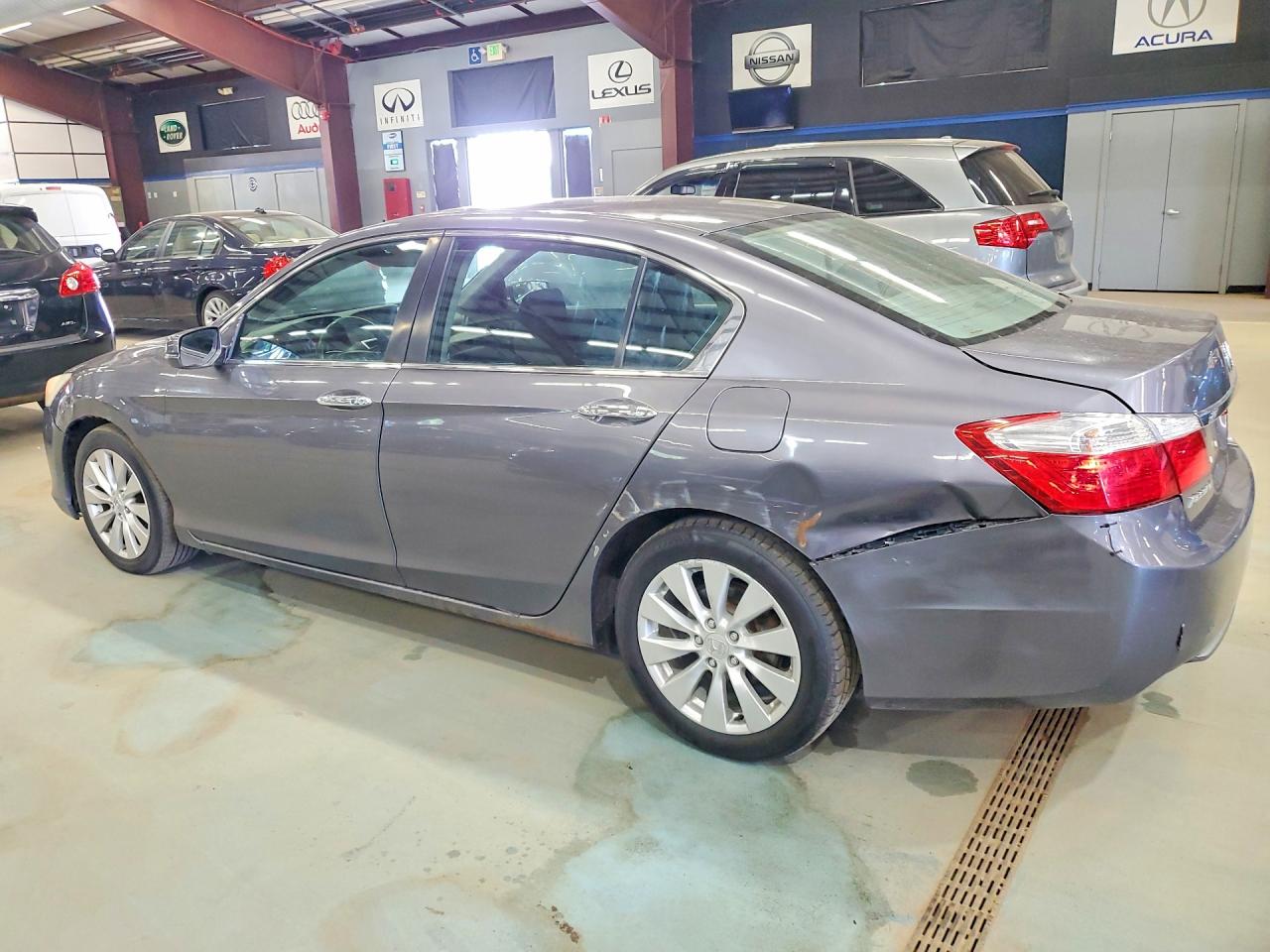 2015 Honda Accord Ex Gray vin: 1HGCR2F7XFA203372
