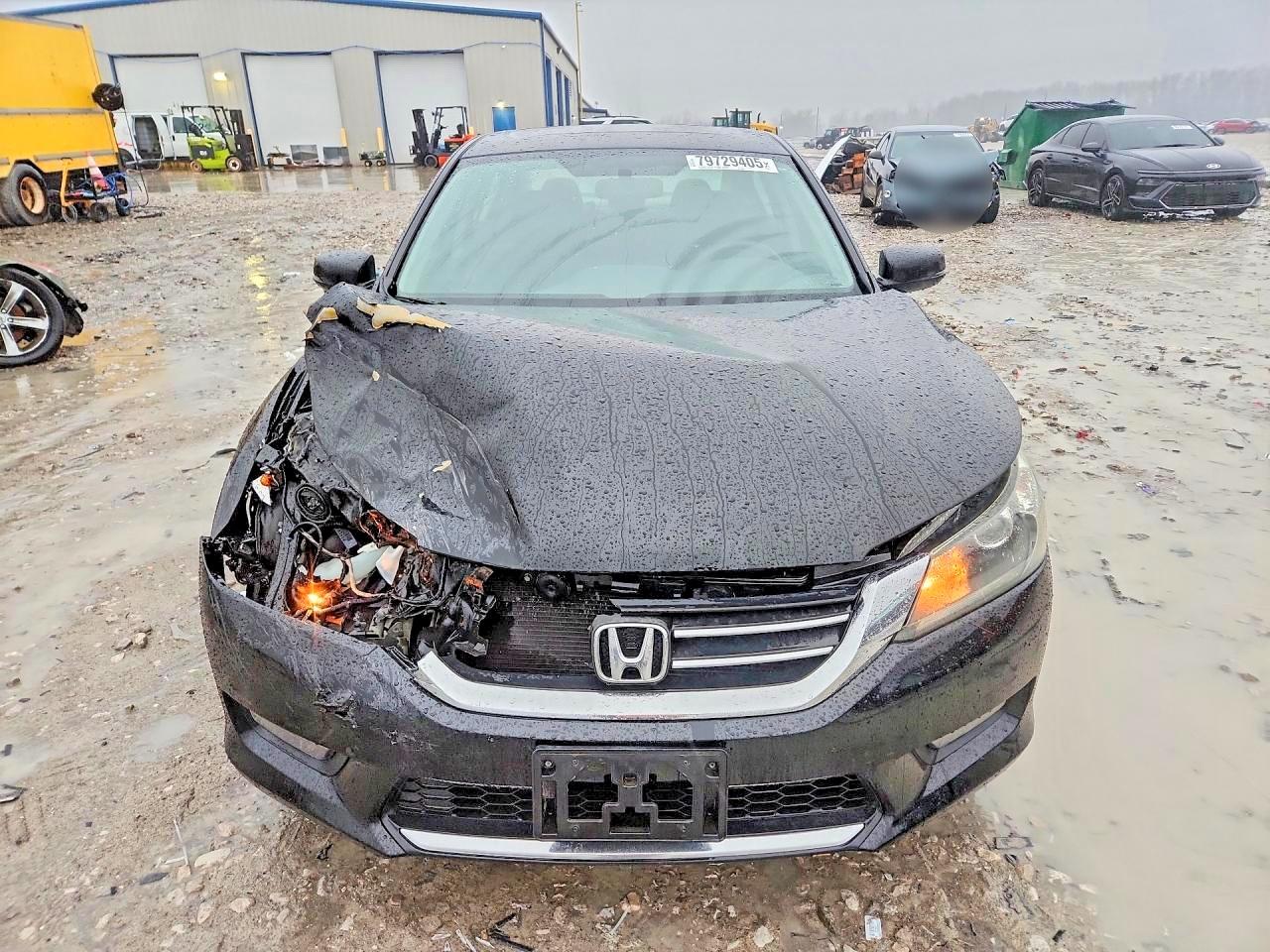 2015 Honda Accord Ex Black vin: 1HGCR2F7XFA218499