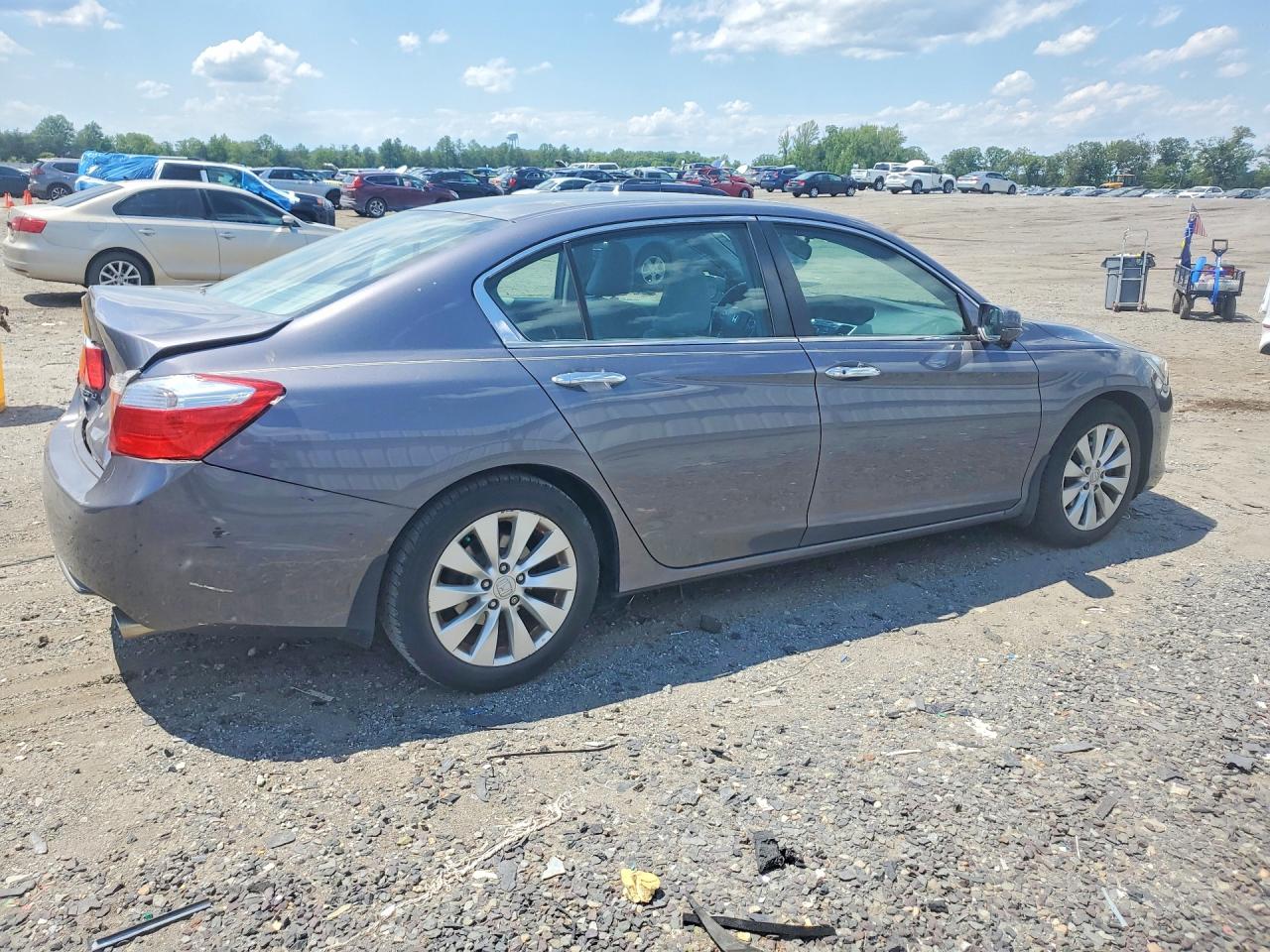 2015 Honda Accord Ex Gray vin: 1HGCR2F7XFA264396