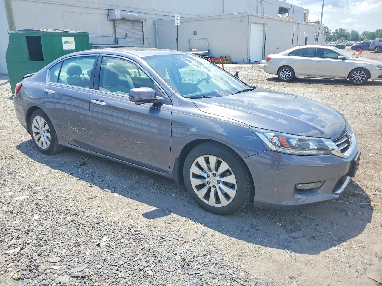 2015 Honda Accord Ex Gray vin: 1HGCR2F7XFA264396