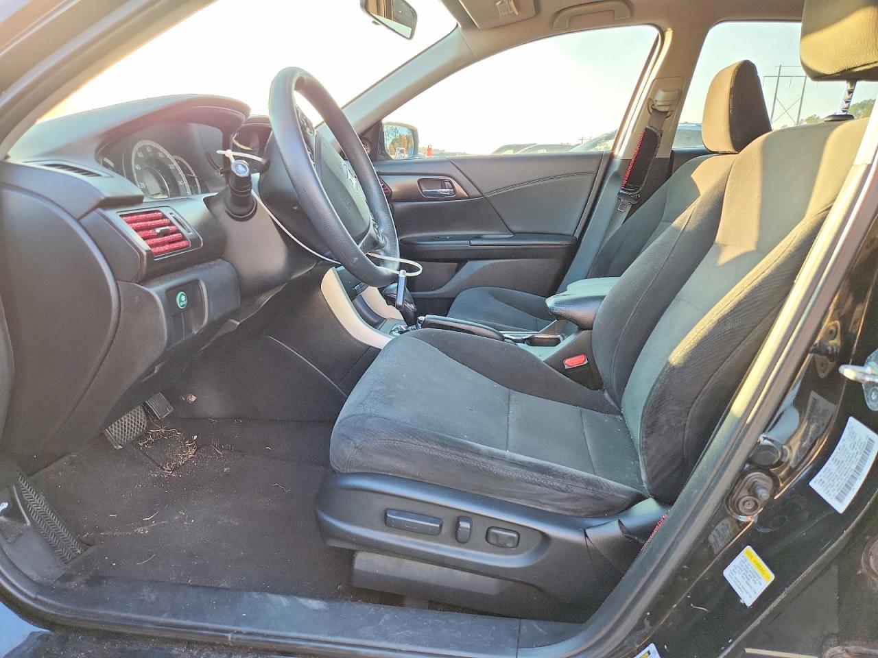 2015 Honda Accord Ex Черный vin: 1HGCR2F7XFA267766