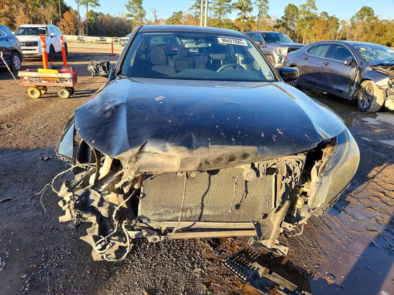 2015 Honda Accord Ex Черный vin: 1HGCR2F7XFA267766