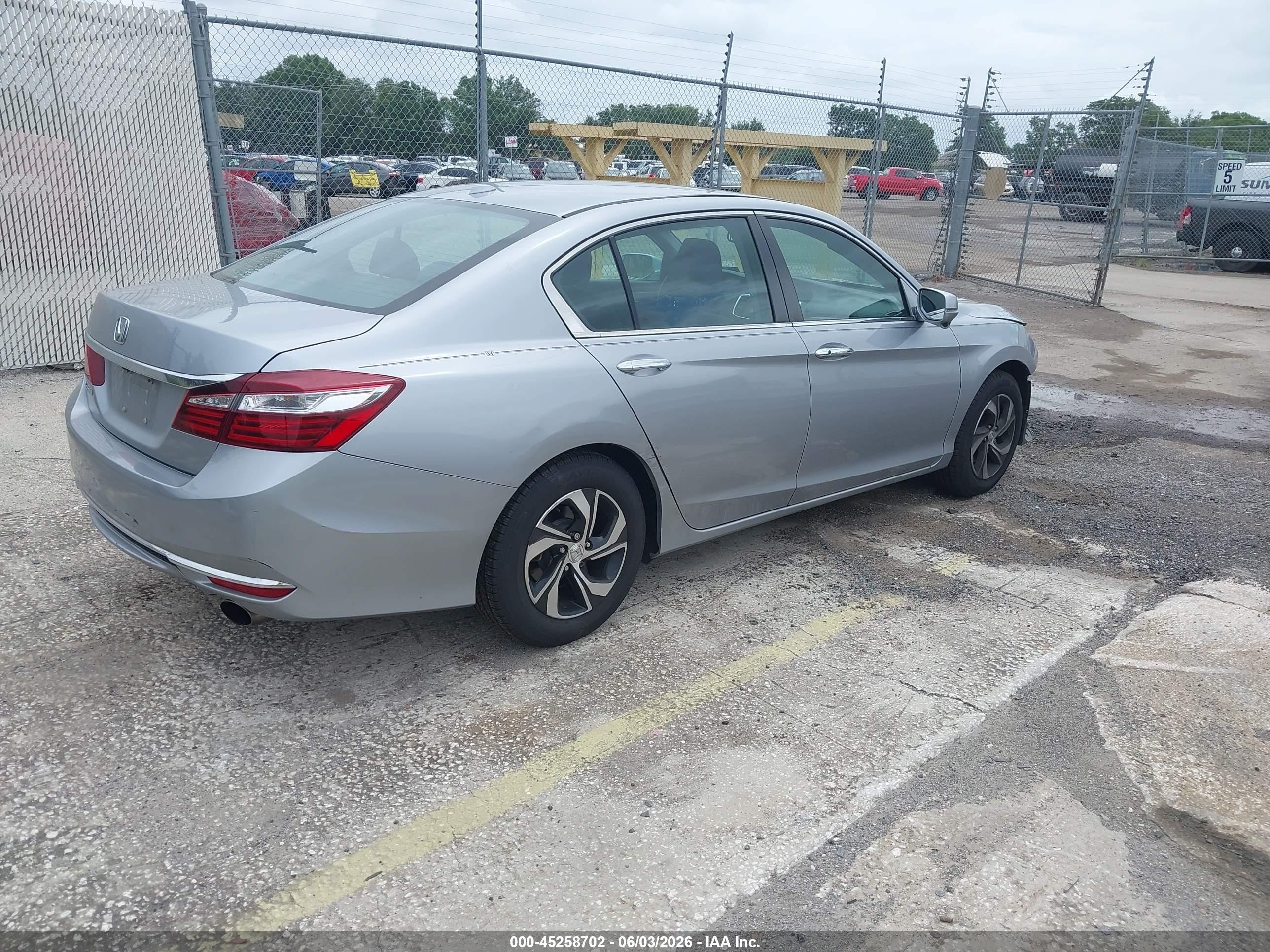 2016 Honda Accord Ex Silver vin: 1HGCR2F7XGA168253