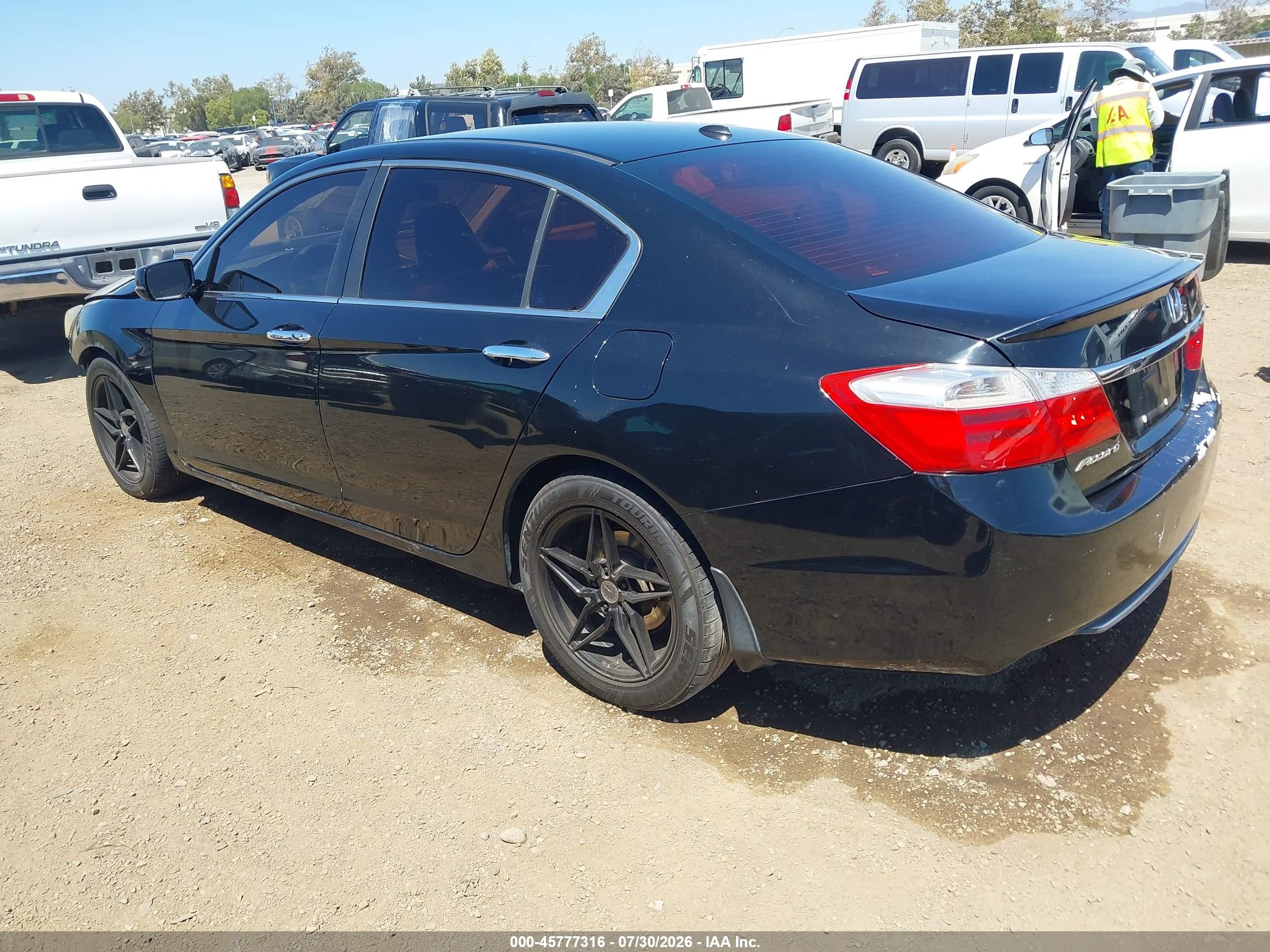2013 Honda Accord Ex-l Black vin: 1HGCR2F80DA006586