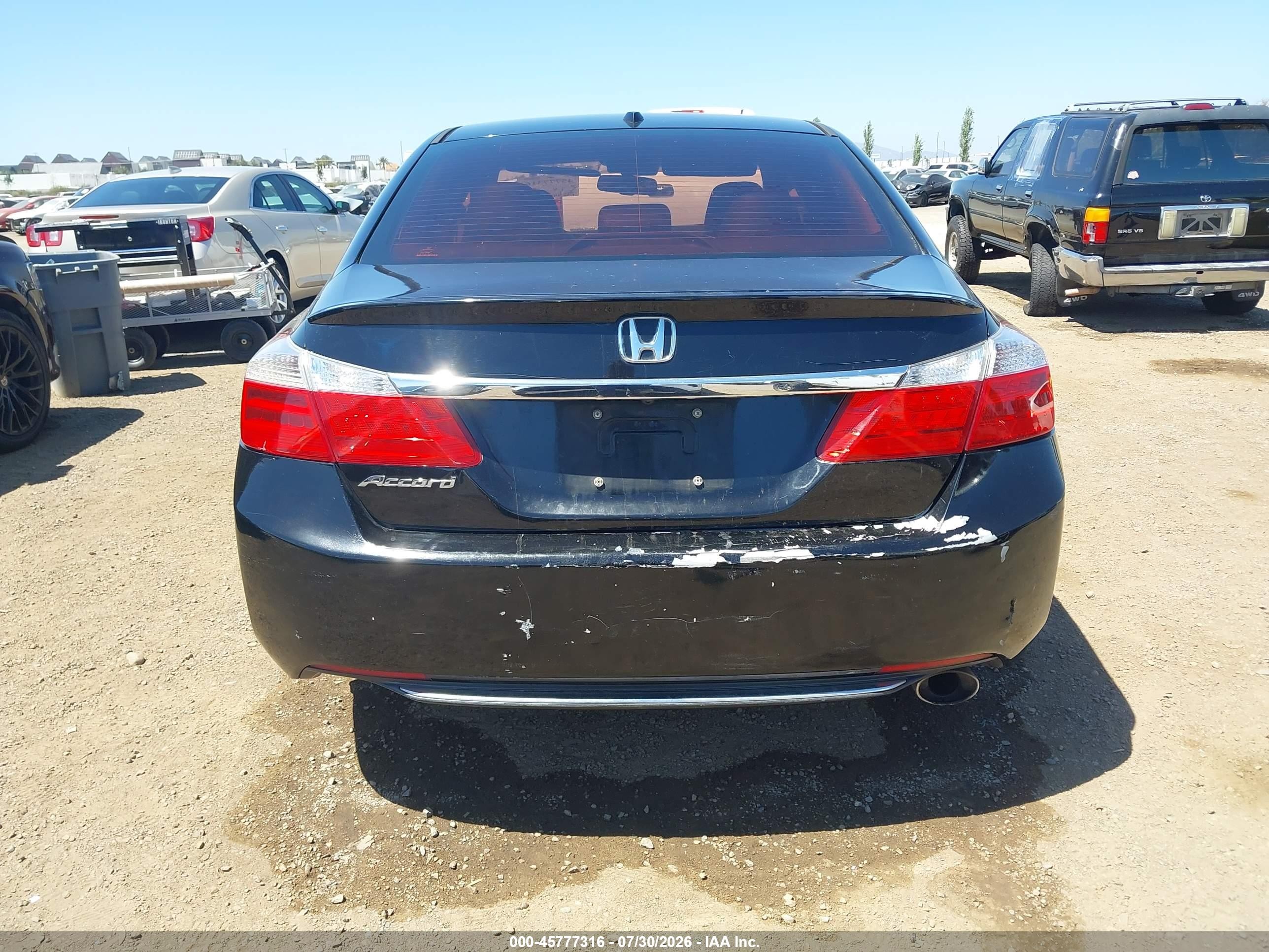 2013 Honda Accord Ex-l Black vin: 1HGCR2F80DA006586