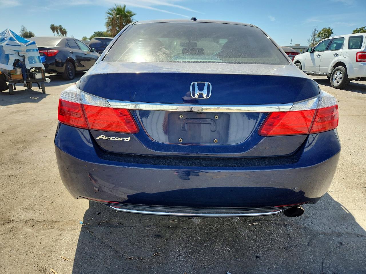 2013 Honda Accord Exl Blue vin: 1HGCR2F80DA016633