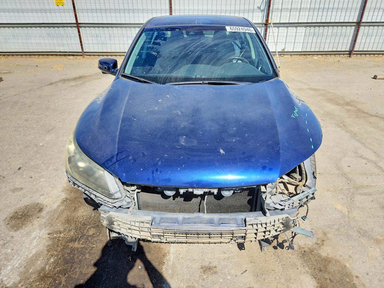 2013 Honda Accord Exl Blue vin: 1HGCR2F80DA016633