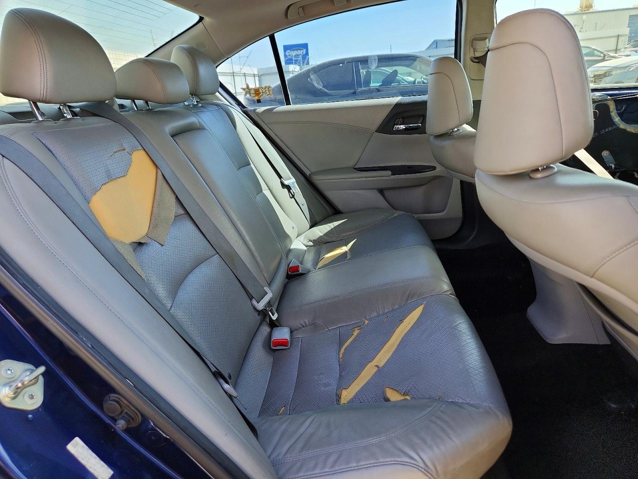 2013 Honda Accord Exl Blue vin: 1HGCR2F80DA016633