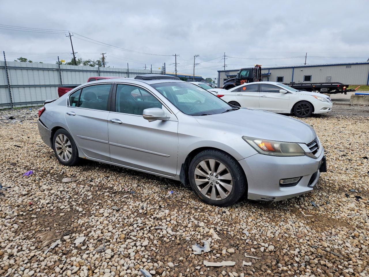 2013 Honda Accord Exl Silver vin: 1HGCR2F80DA033464