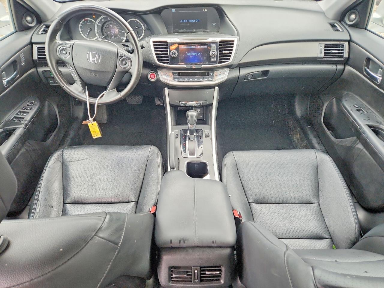 2013 Honda Accord Exl Silver vin: 1HGCR2F80DA033464