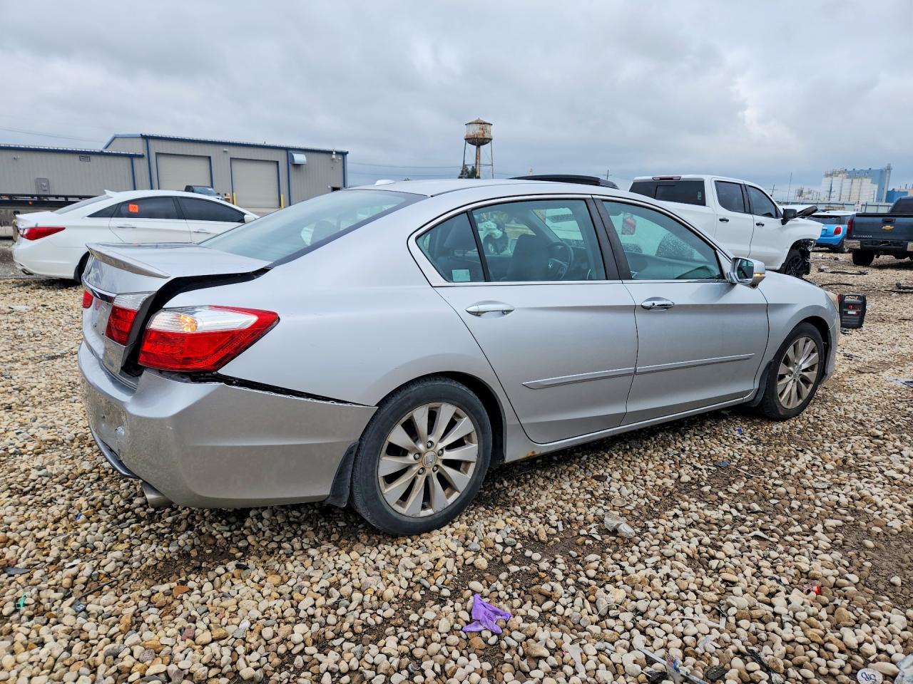 2013 Honda Accord Exl Silver vin: 1HGCR2F80DA033464
