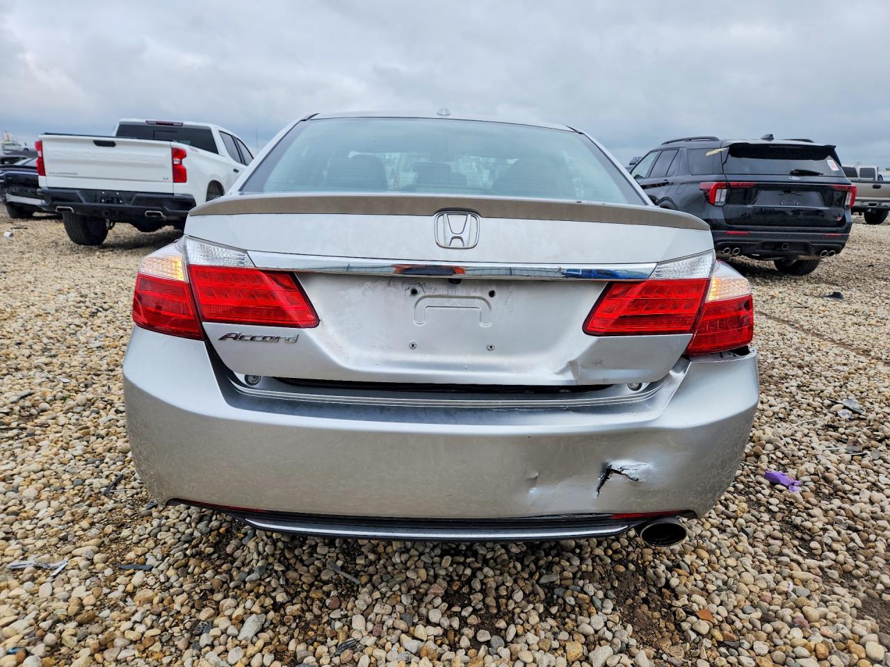 2013 Honda Accord Exl Silver vin: 1HGCR2F80DA033464