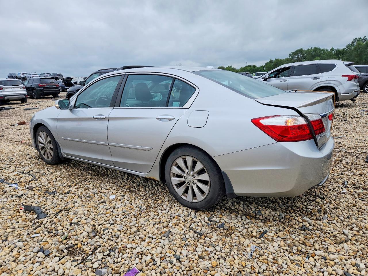 2013 Honda Accord Exl Silver vin: 1HGCR2F80DA033464