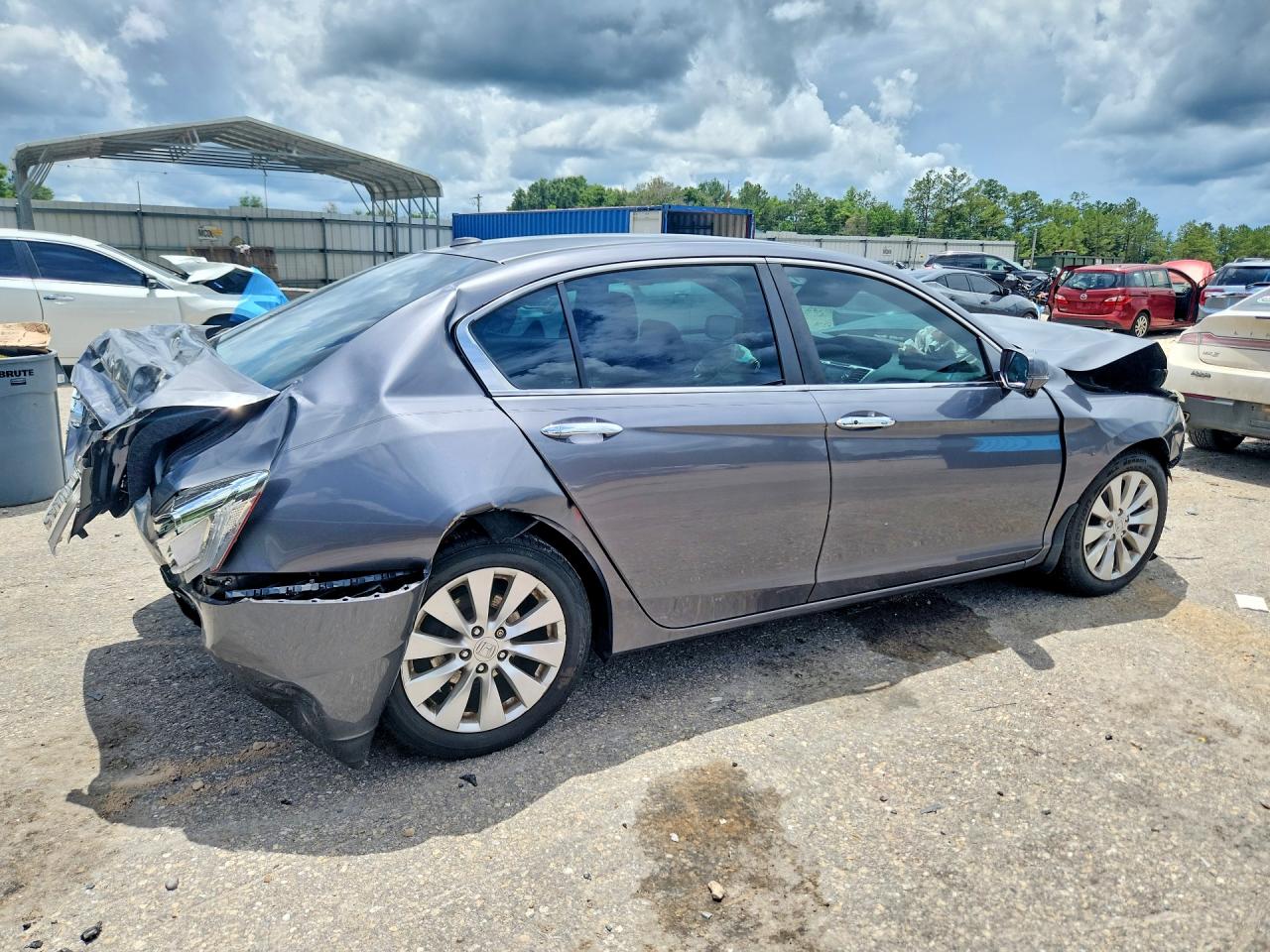 2013 Honda Accord Exl Угольный vin: 1HGCR2F80DA053200