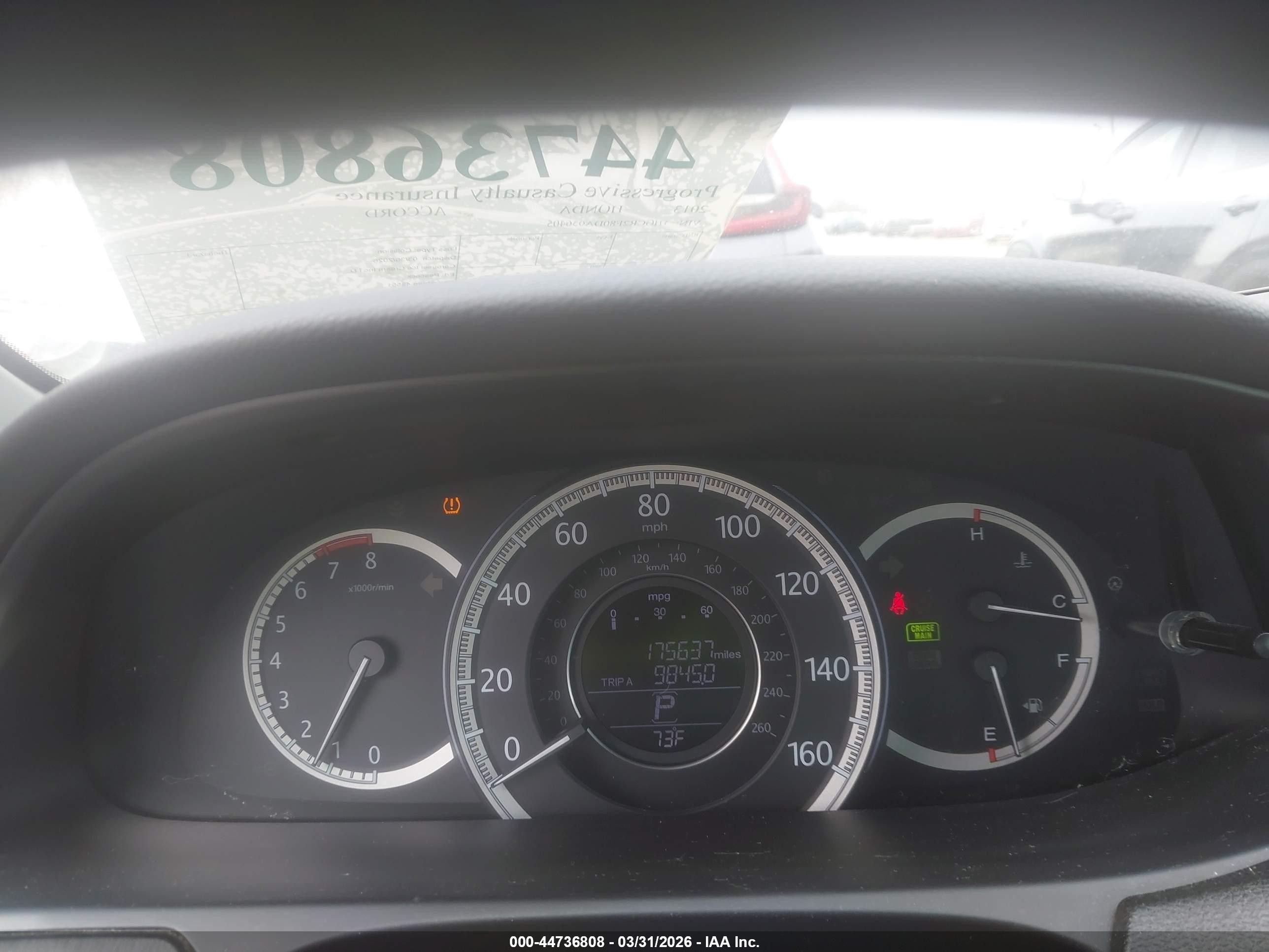 2013 Honda Accord Ex-l Gray vin: 1HGCR2F80DA056405