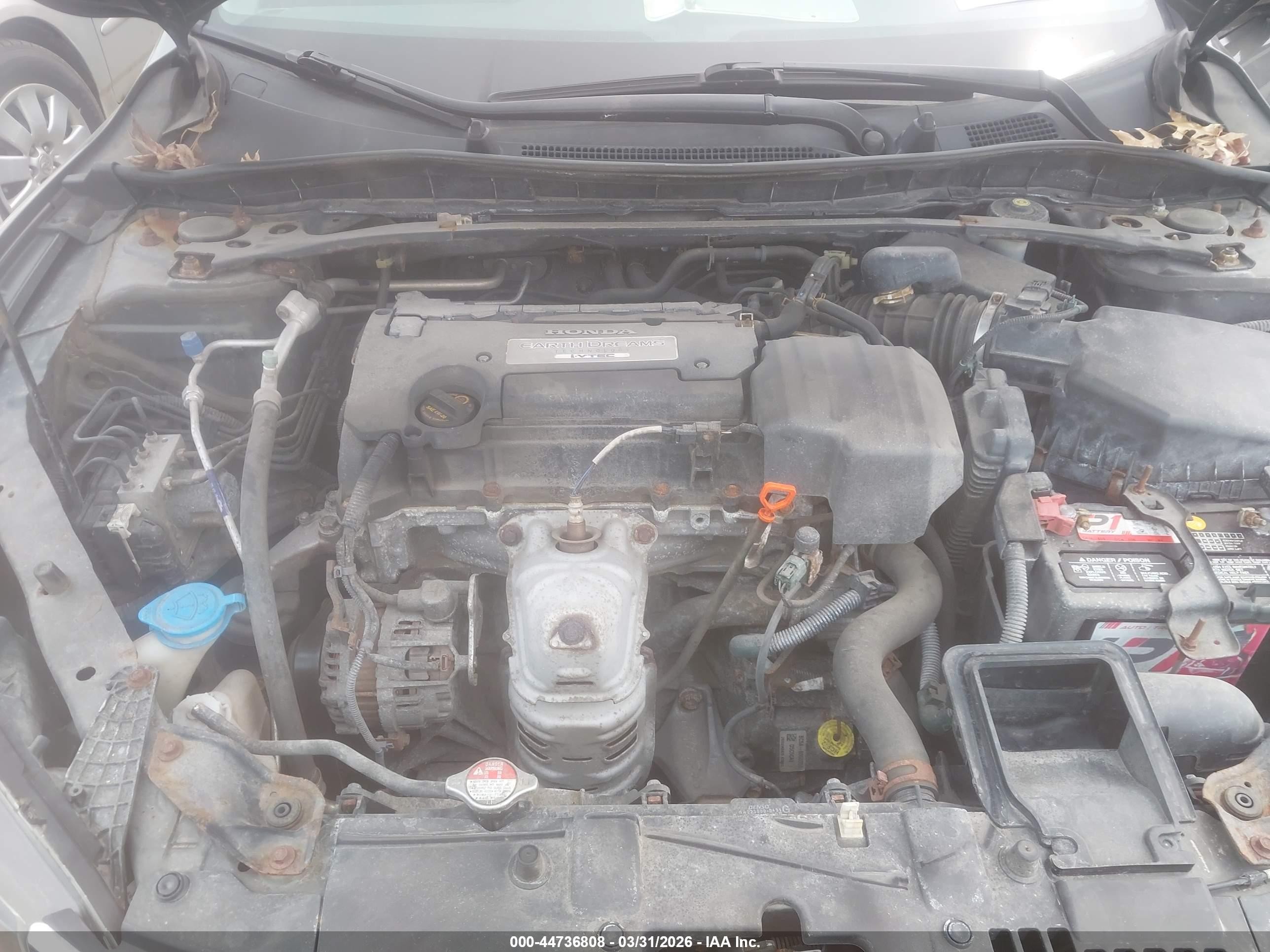 2013 Honda Accord Ex-l Gray vin: 1HGCR2F80DA056405