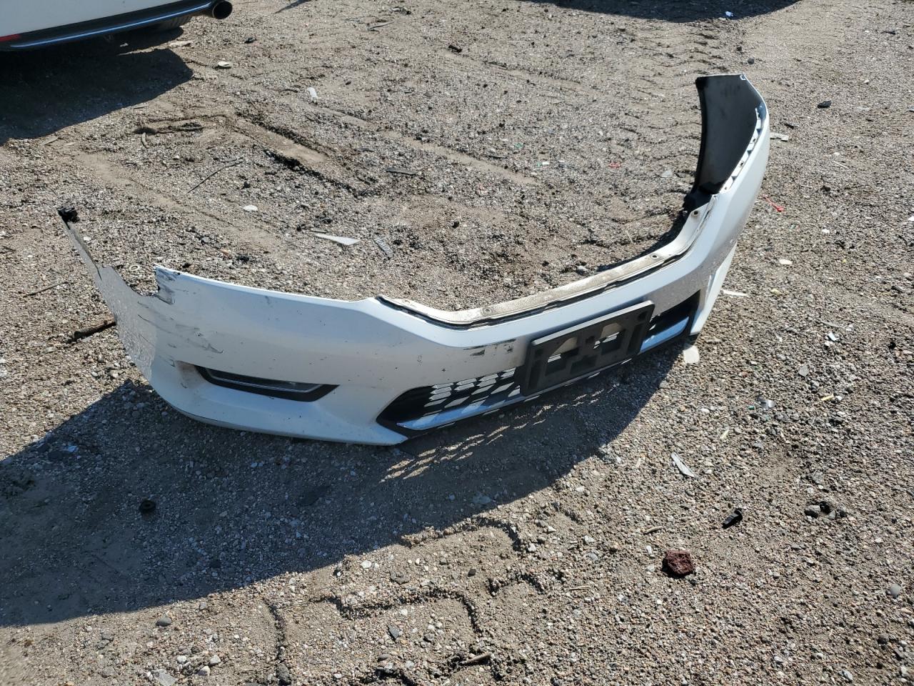 2013 Honda Accord Exl White vin: 1HGCR2F80DA060017