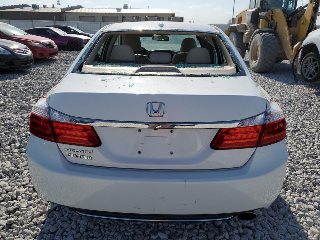 2013 Honda Accord Exl White vin: 1HGCR2F80DA060017